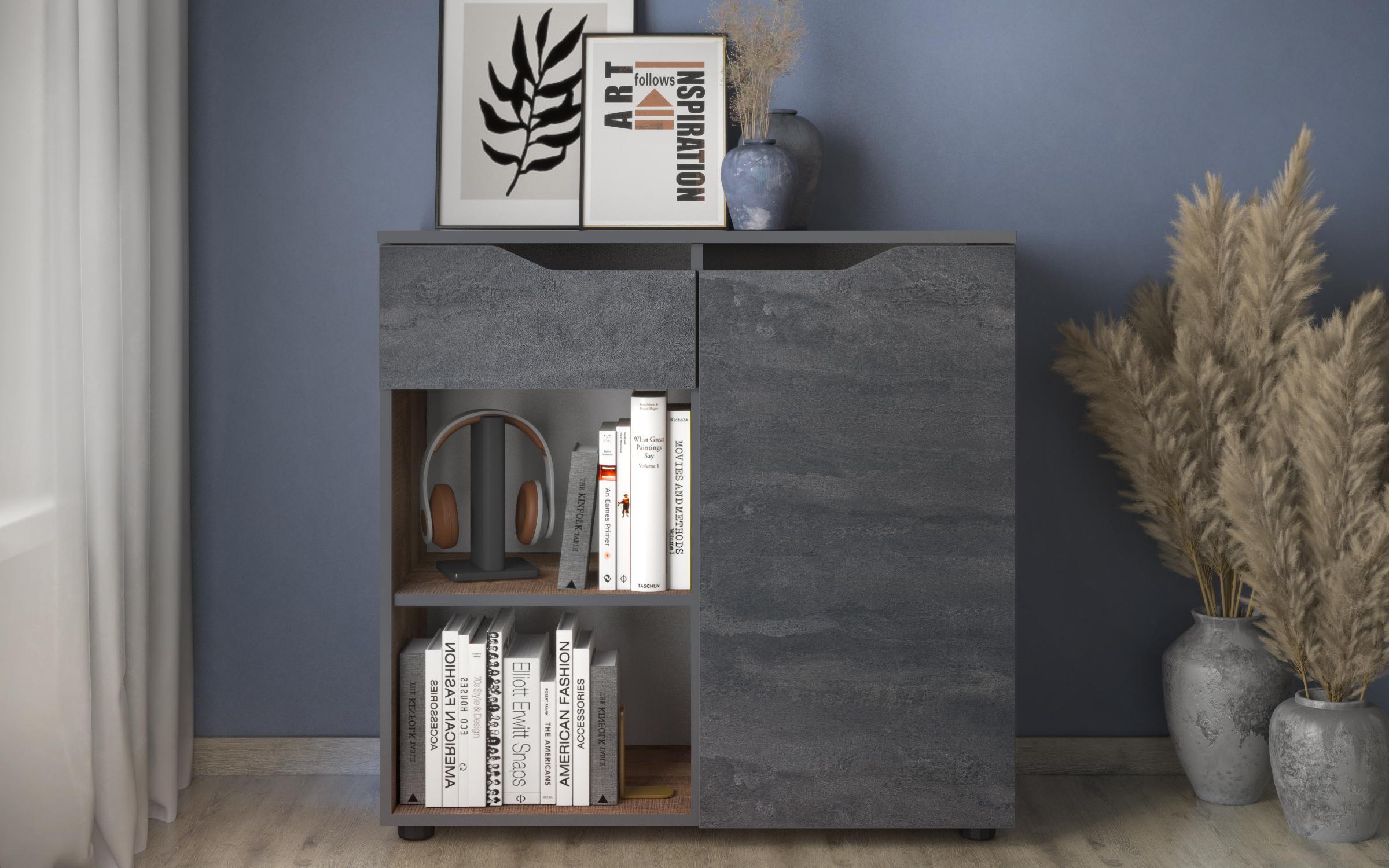 Comoda Chico, stejar colonial + Magma  2