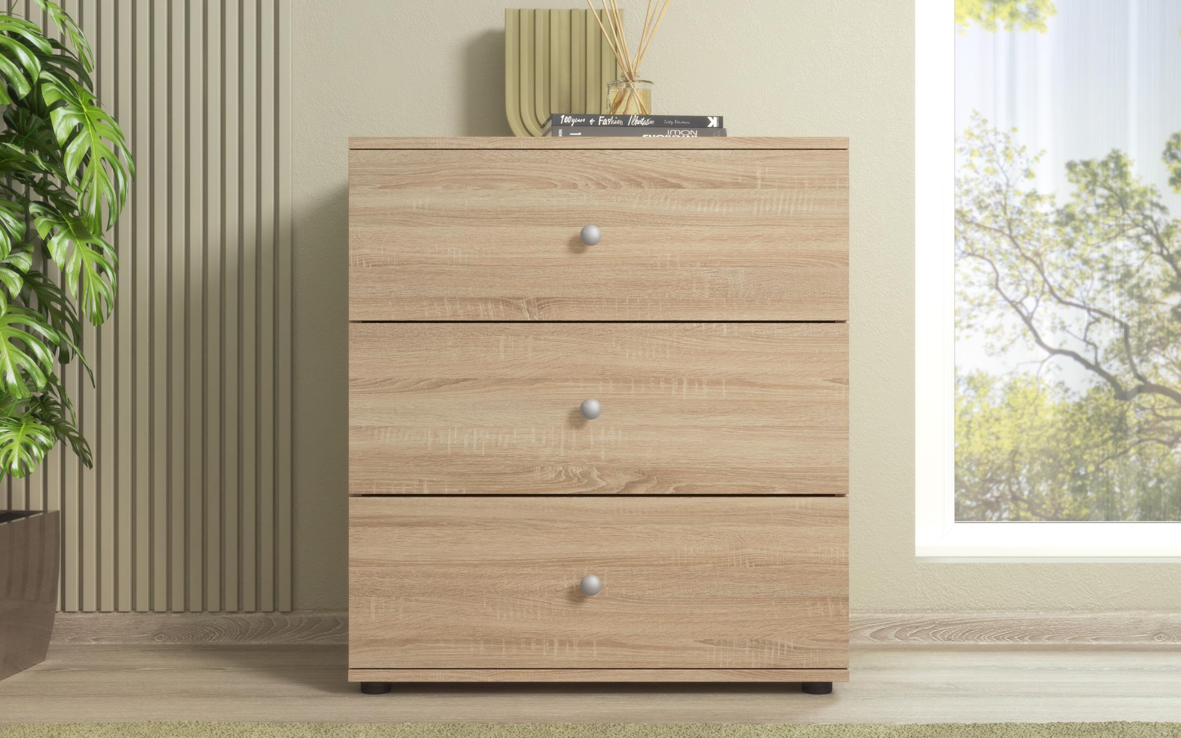 Comoda Discount, stejar sonoma  2