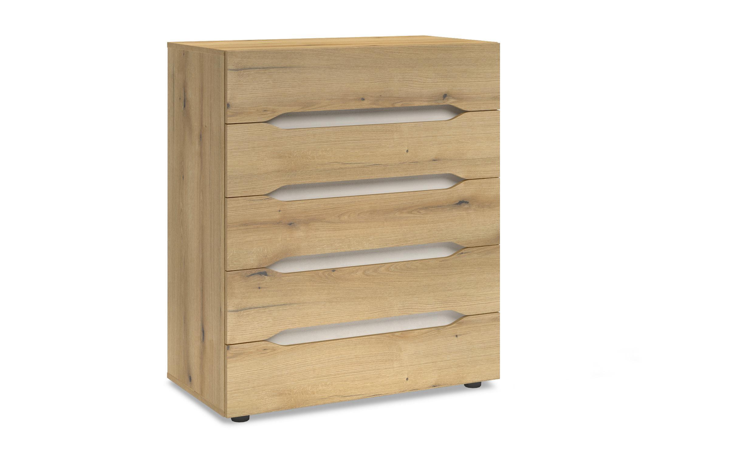 Comoda Evan, stejar evoc + Silk  5