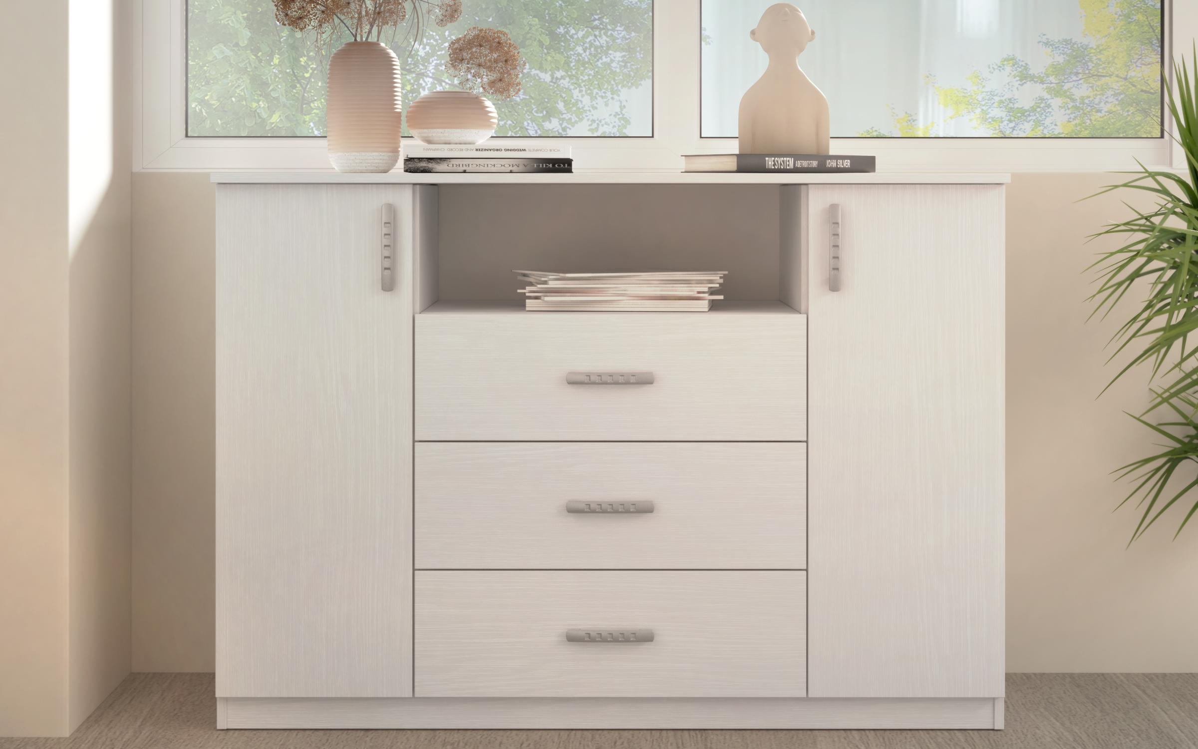 Comoda Komo, textura alba  2