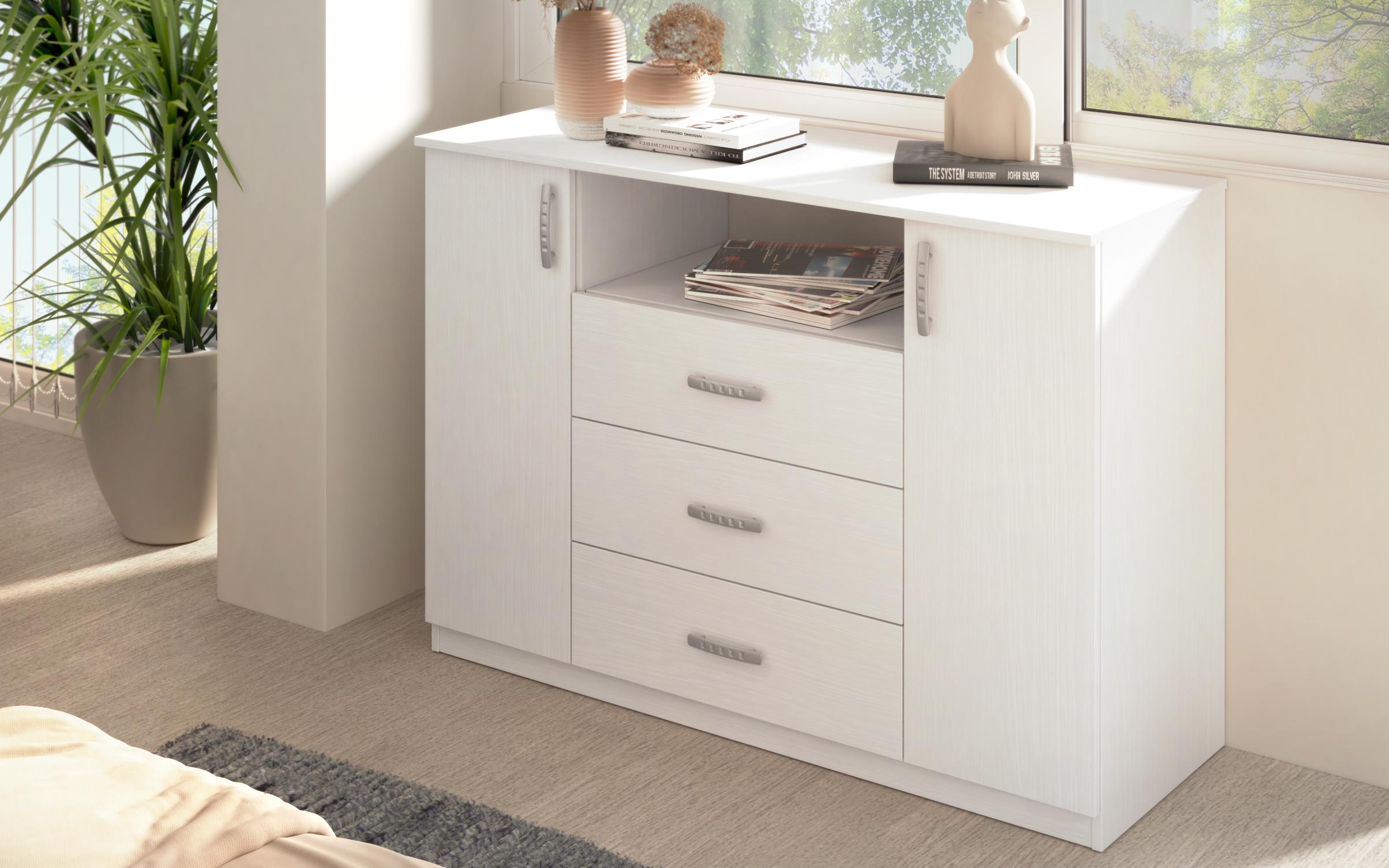 Comoda Komo, textura alba  3