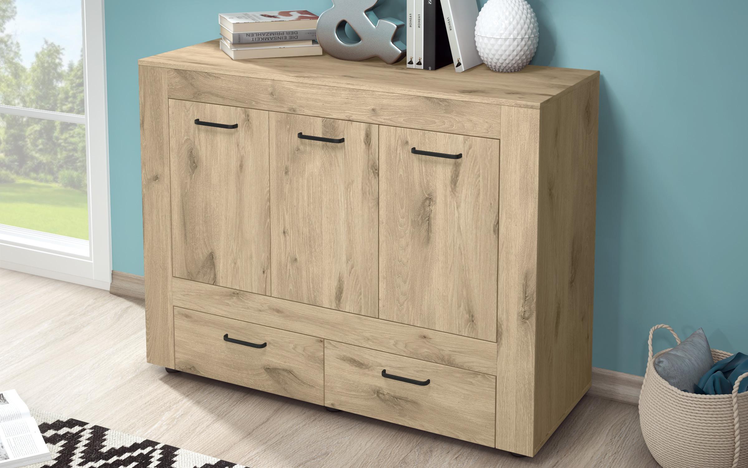 Comoda Credo, stejar scandinav deschis  4