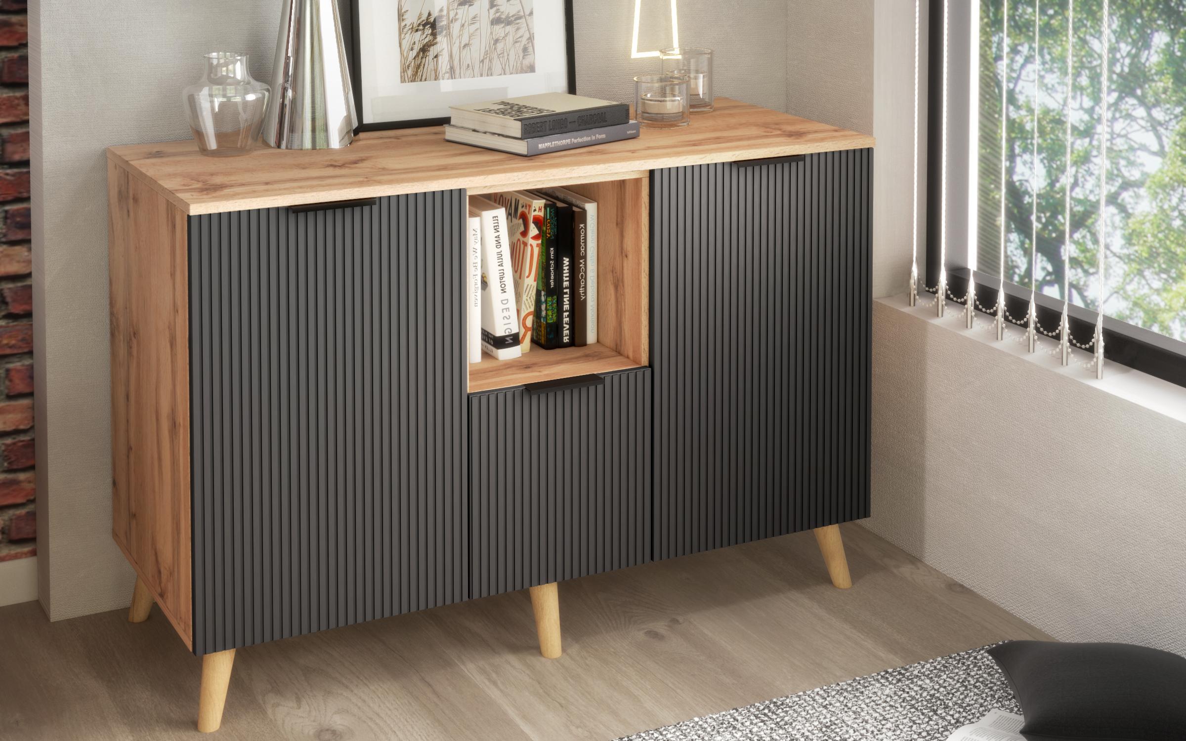 Comoda Leti, stejar apalaci + quartz 2