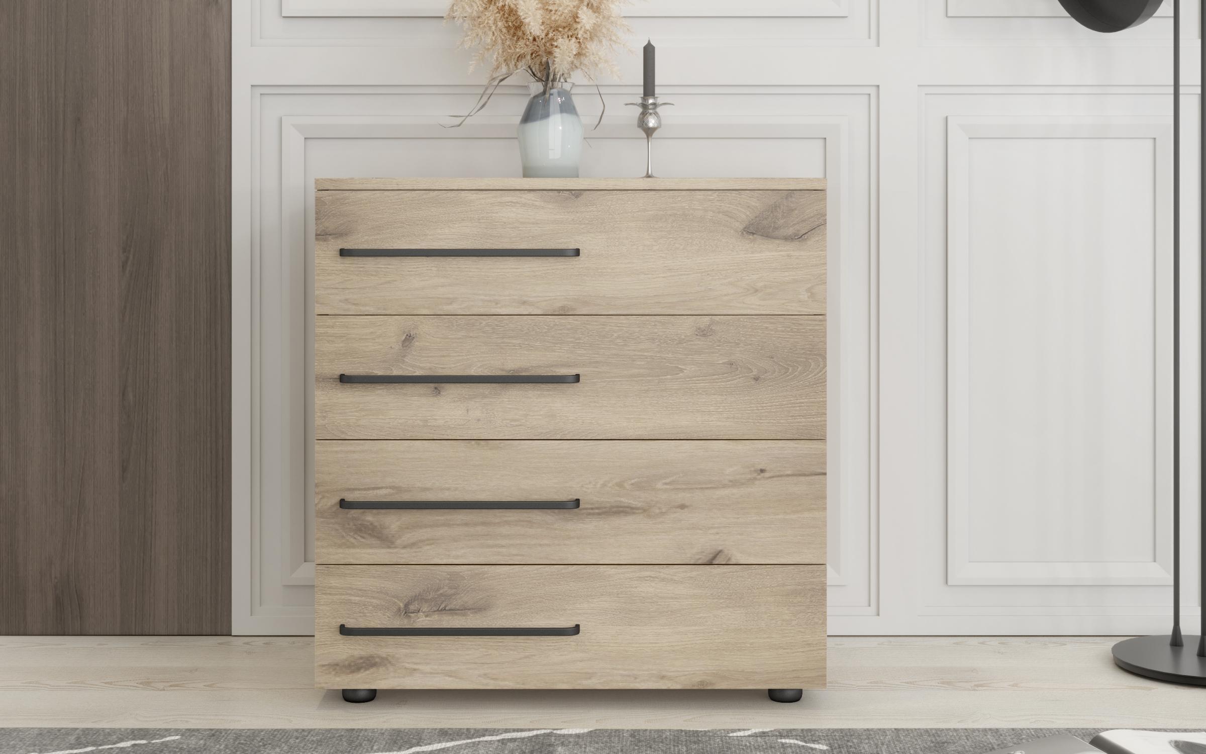 Comoda Ofelia, stejar scandinav deschis  2