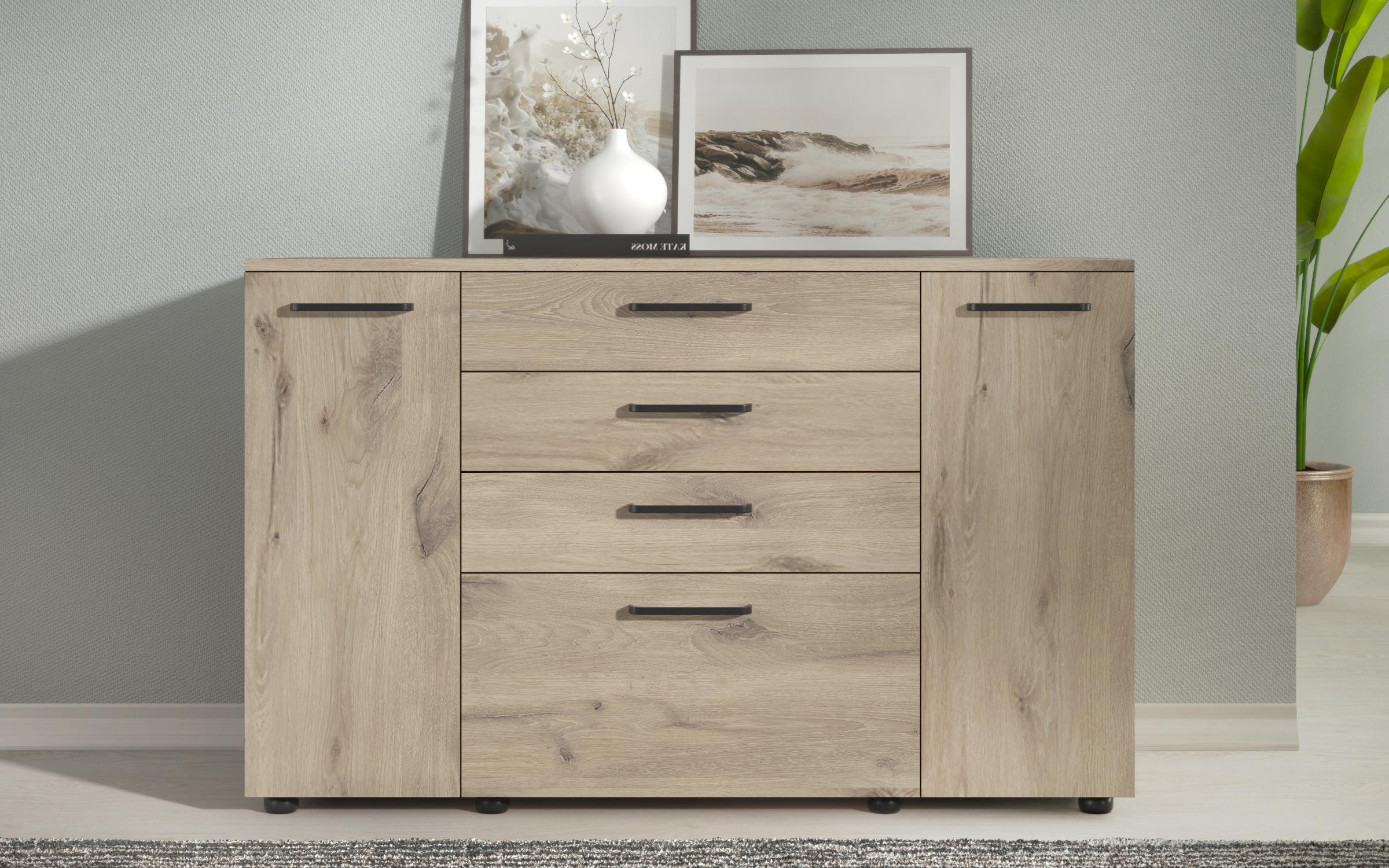 Comoda Ronie, stejar scandinav deschis 2