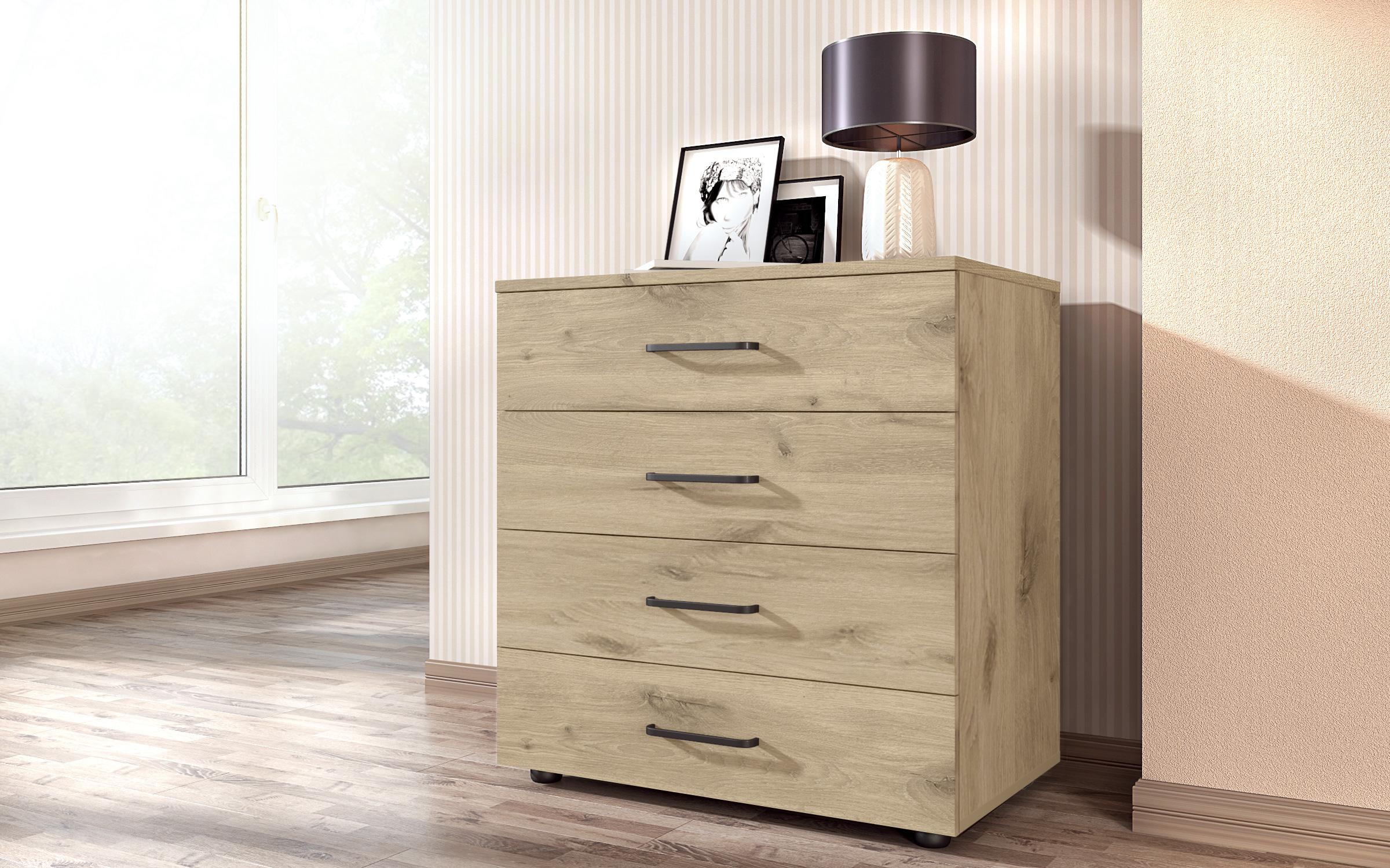 Comoda SR-4, stejar scandinav deschis  1