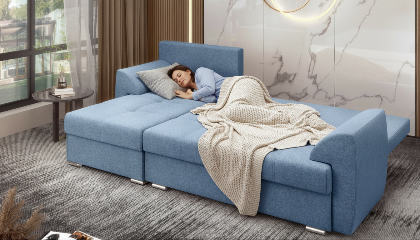 Coltar extensibil Interio, albastru  4