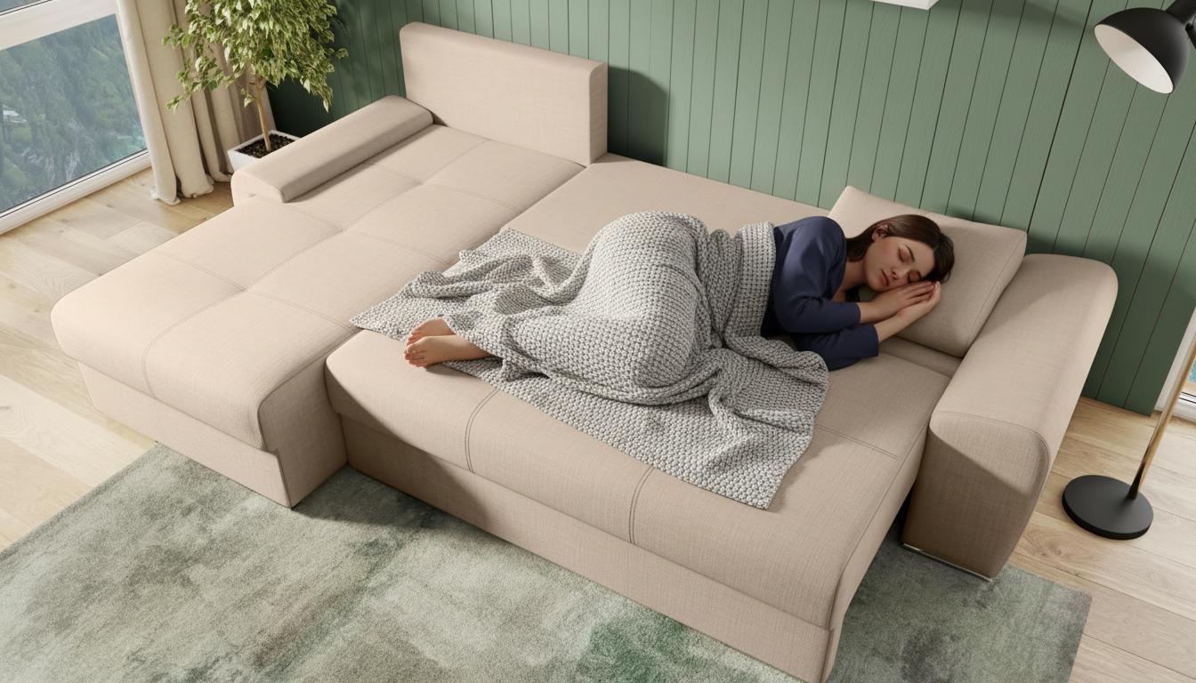 Coltar extensibil Roli, bej deschis  4