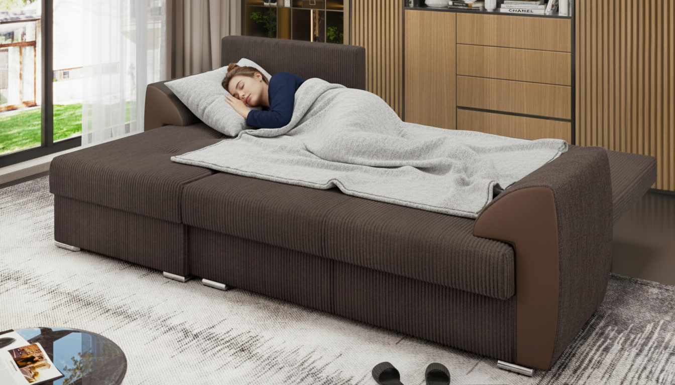 Coltar extensibil Nord, bej inchis  4