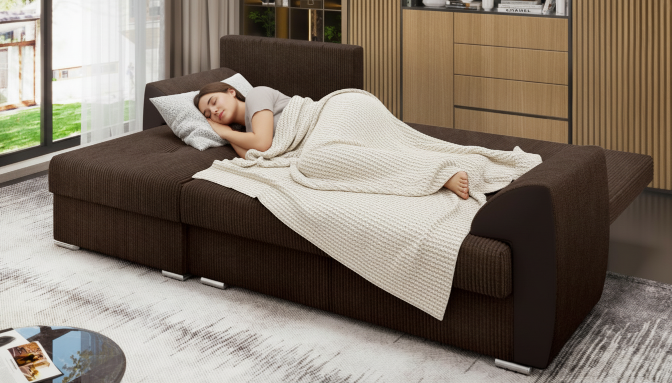 Coltar extensibil Nord, maro inchis  4