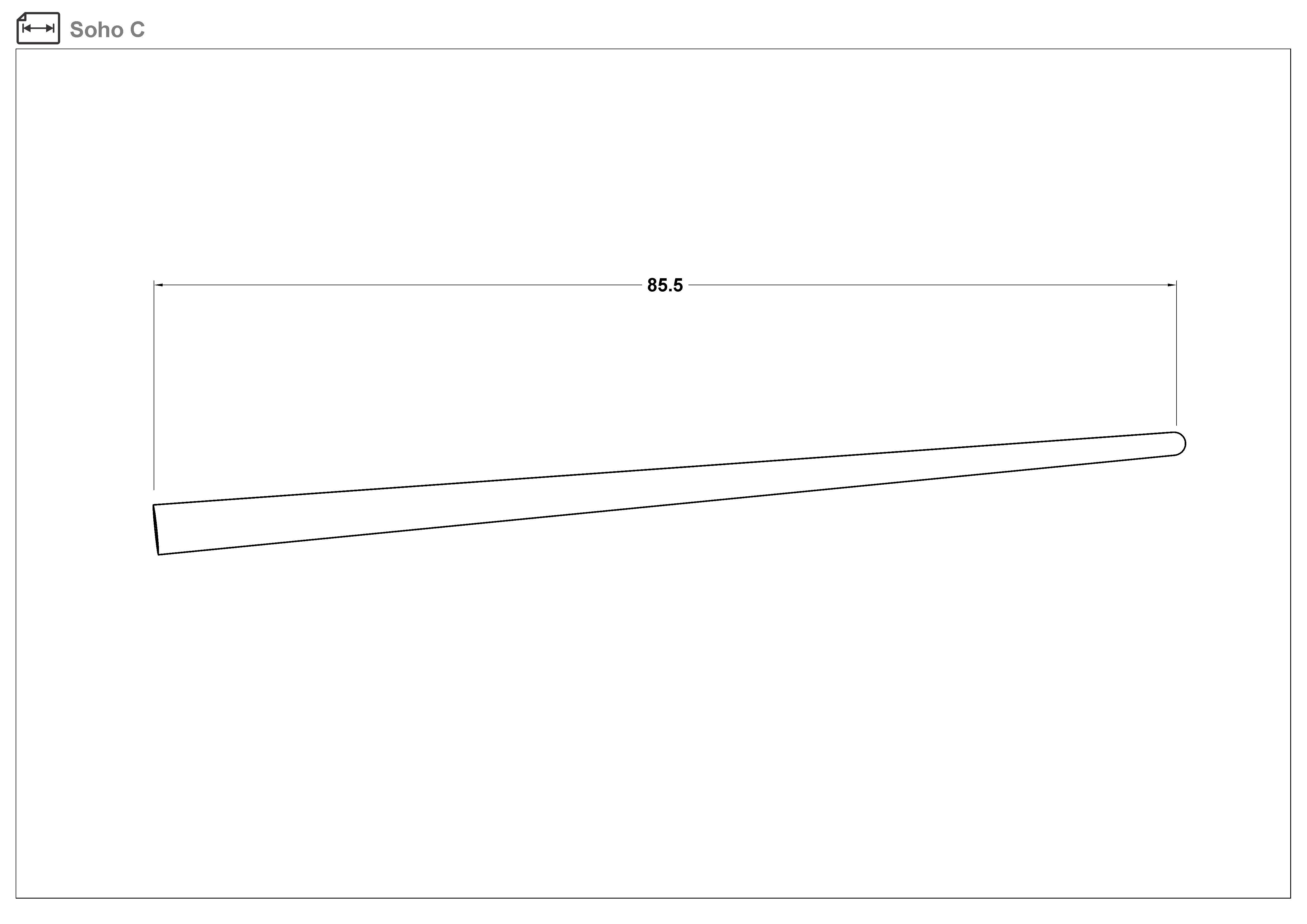 Dulap modular de colt deschis Soho Free de colt, nisipiu mat  10