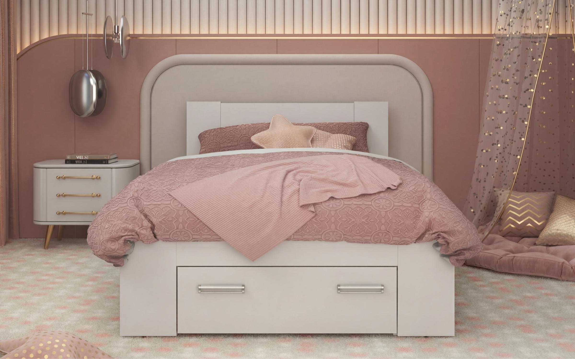 Pat 120/200 + sertare Nemo, alb  3