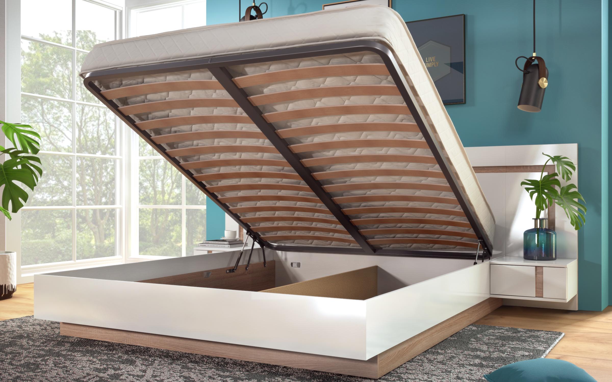 Set Pat dublu Omonia + somiera  Basic + Saltea Neo Dream + mecanism,   2