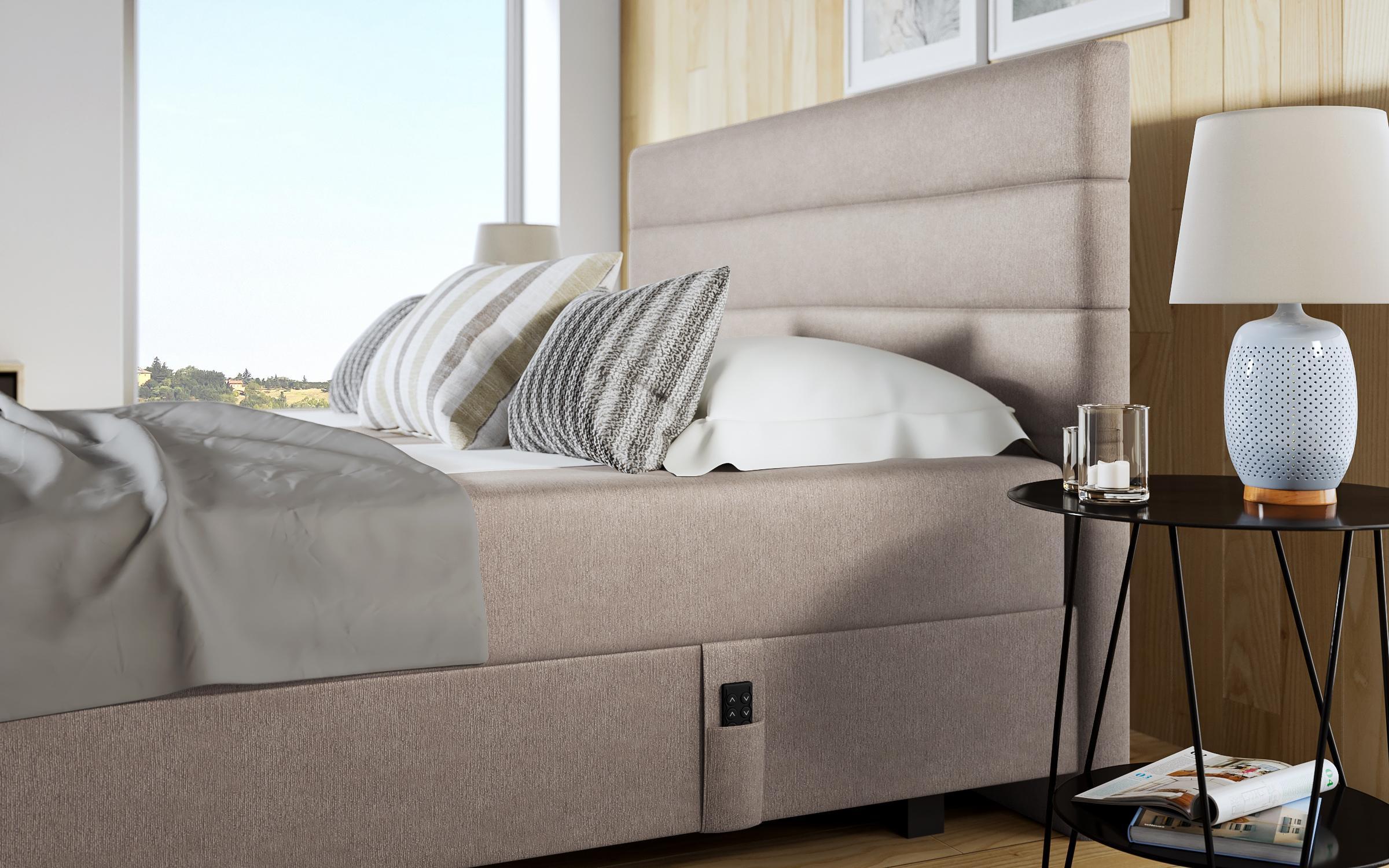 Pat dublu Carmela Boxspring, bej  5