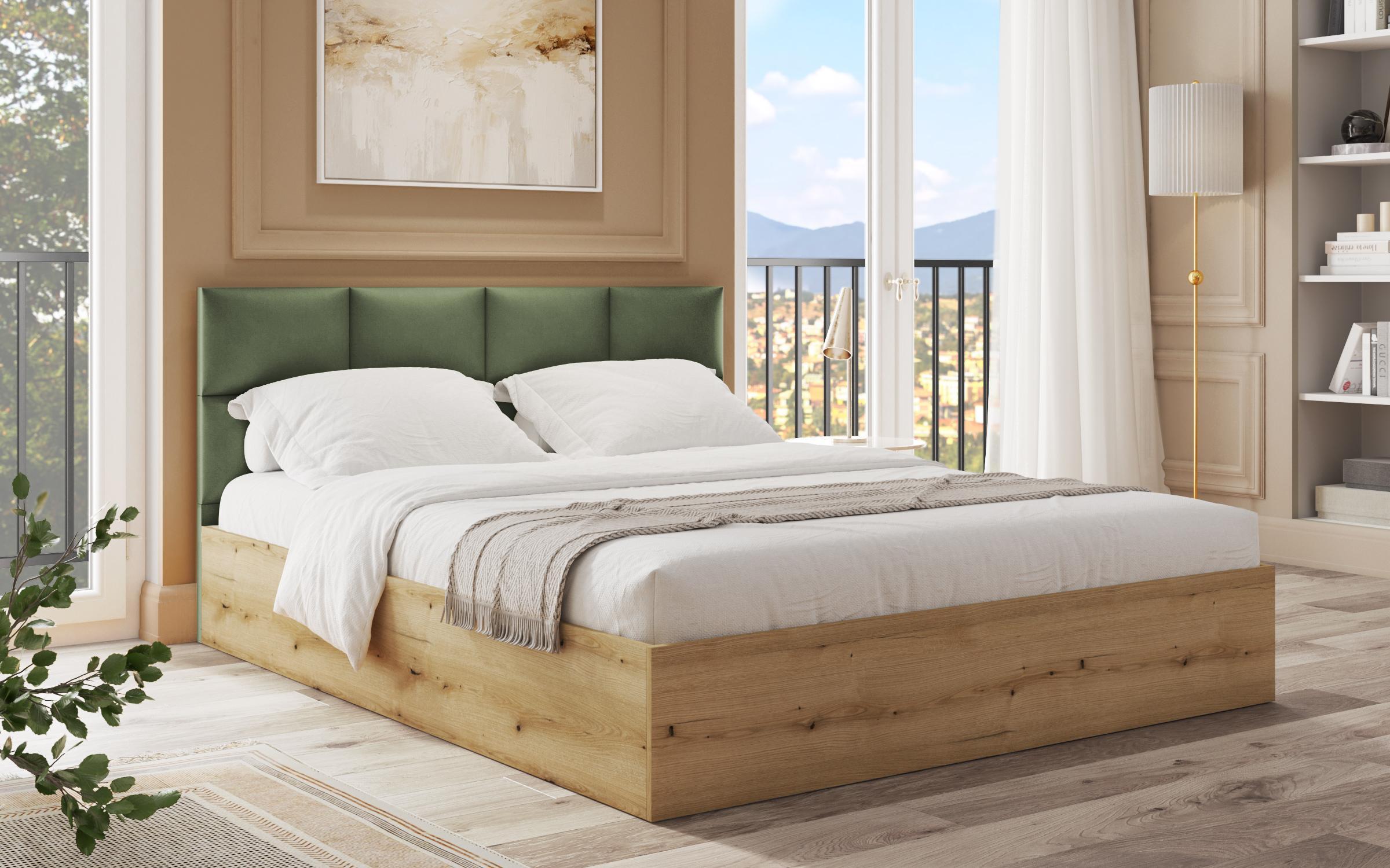 Set pentru dormitor Evora, stejar evoc + Silk  2