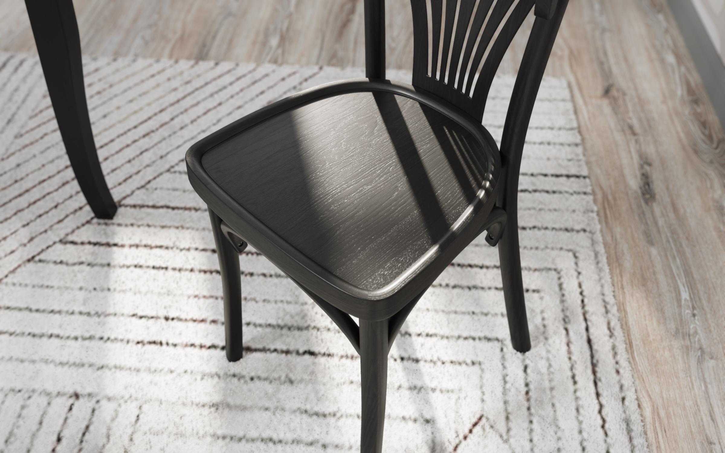 Scaun de masa Vars, wenge  2