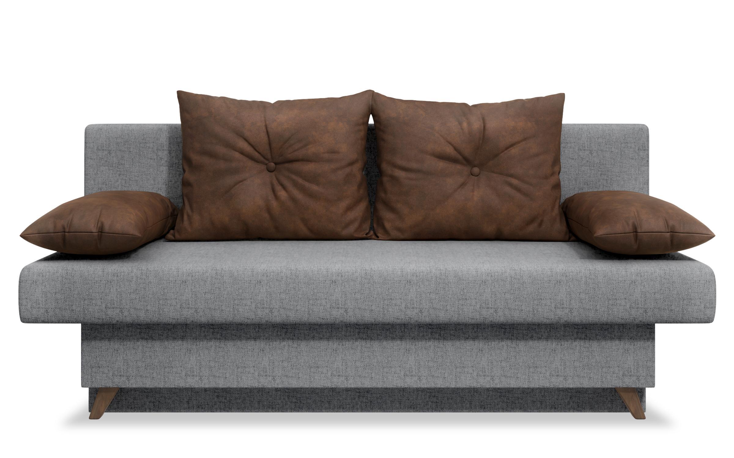 Canapea extensibila Victorio, gri + maro  1