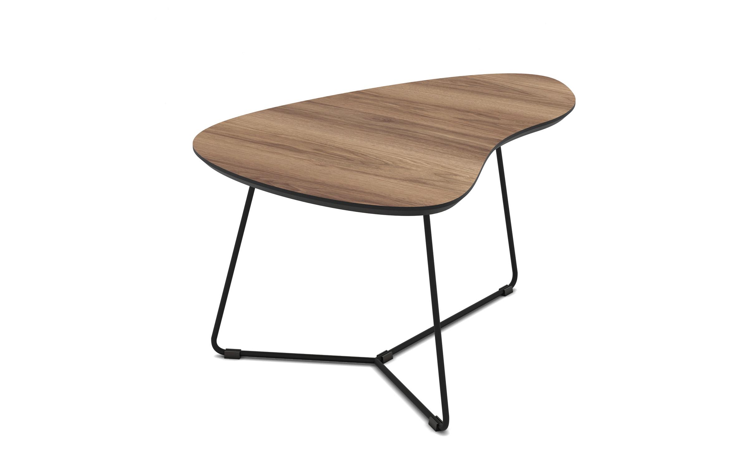 Set masute de cafea Sintra, nuc + negru  3