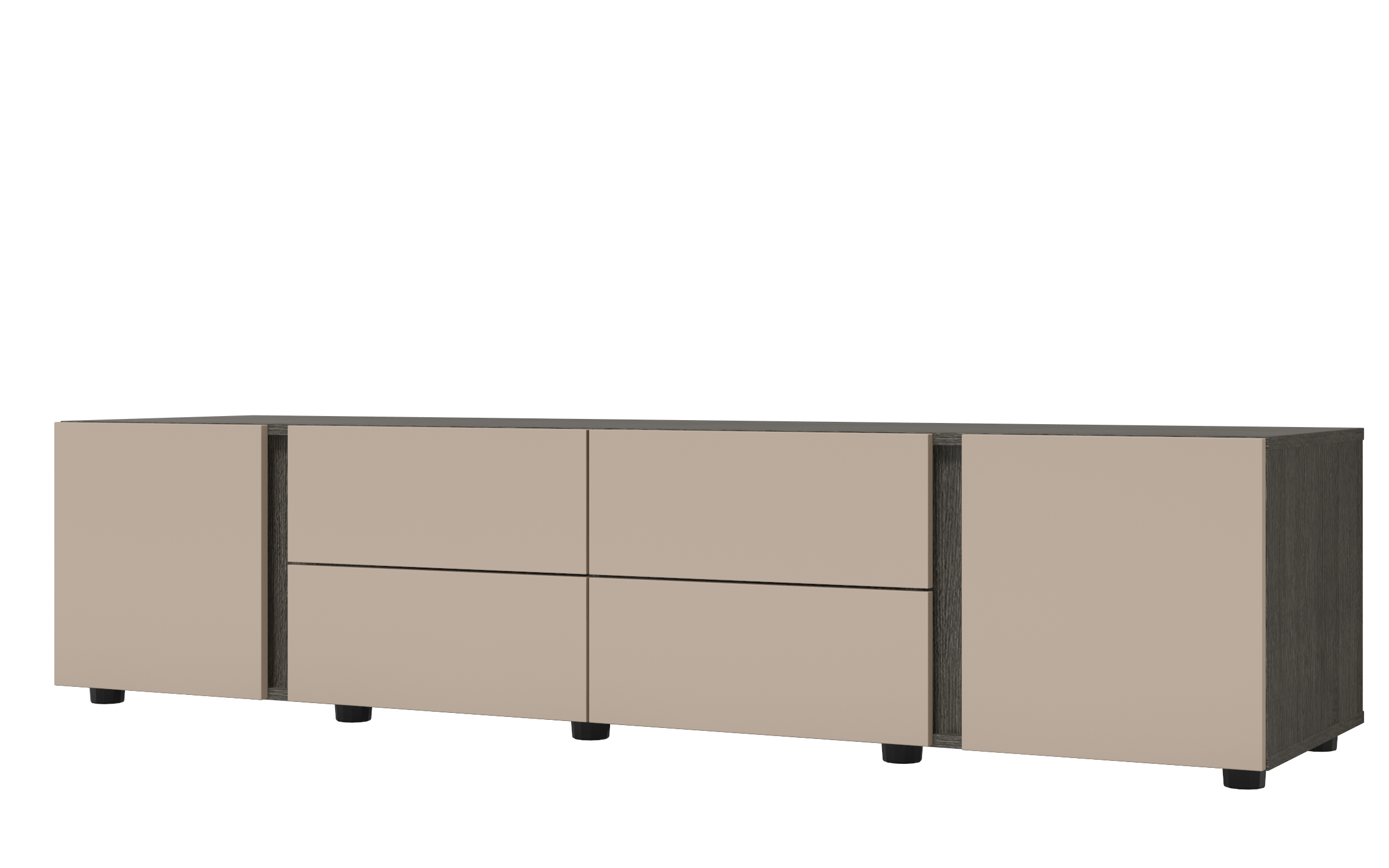 Modul TV Omonia, casmir + stejar antracit  2