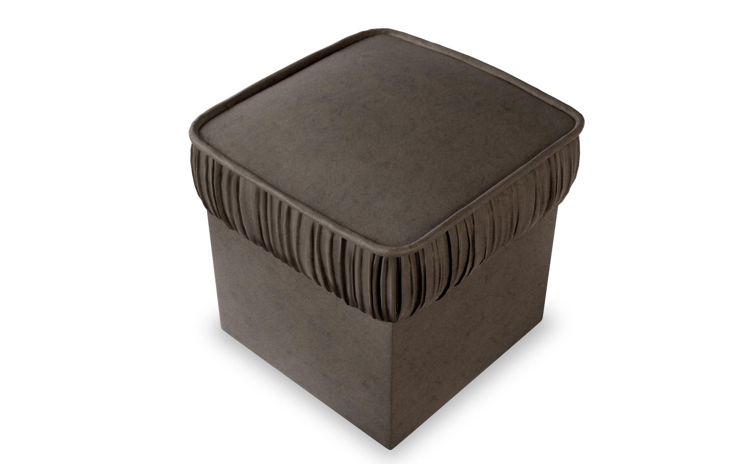 Пуф Империал, темно-коричневый  3