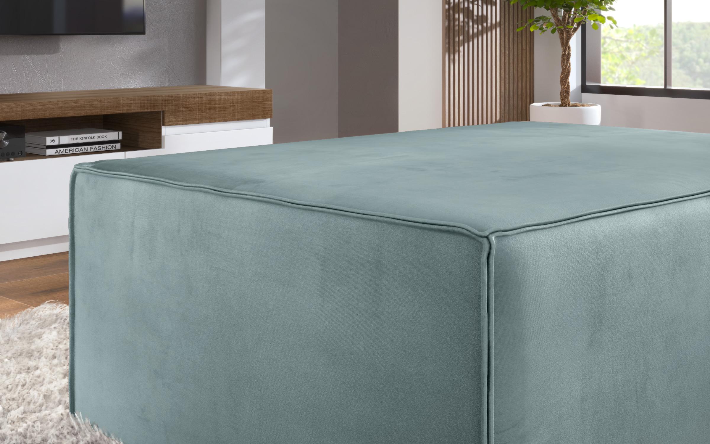 Taburet Mareta XL, turcoaz 2