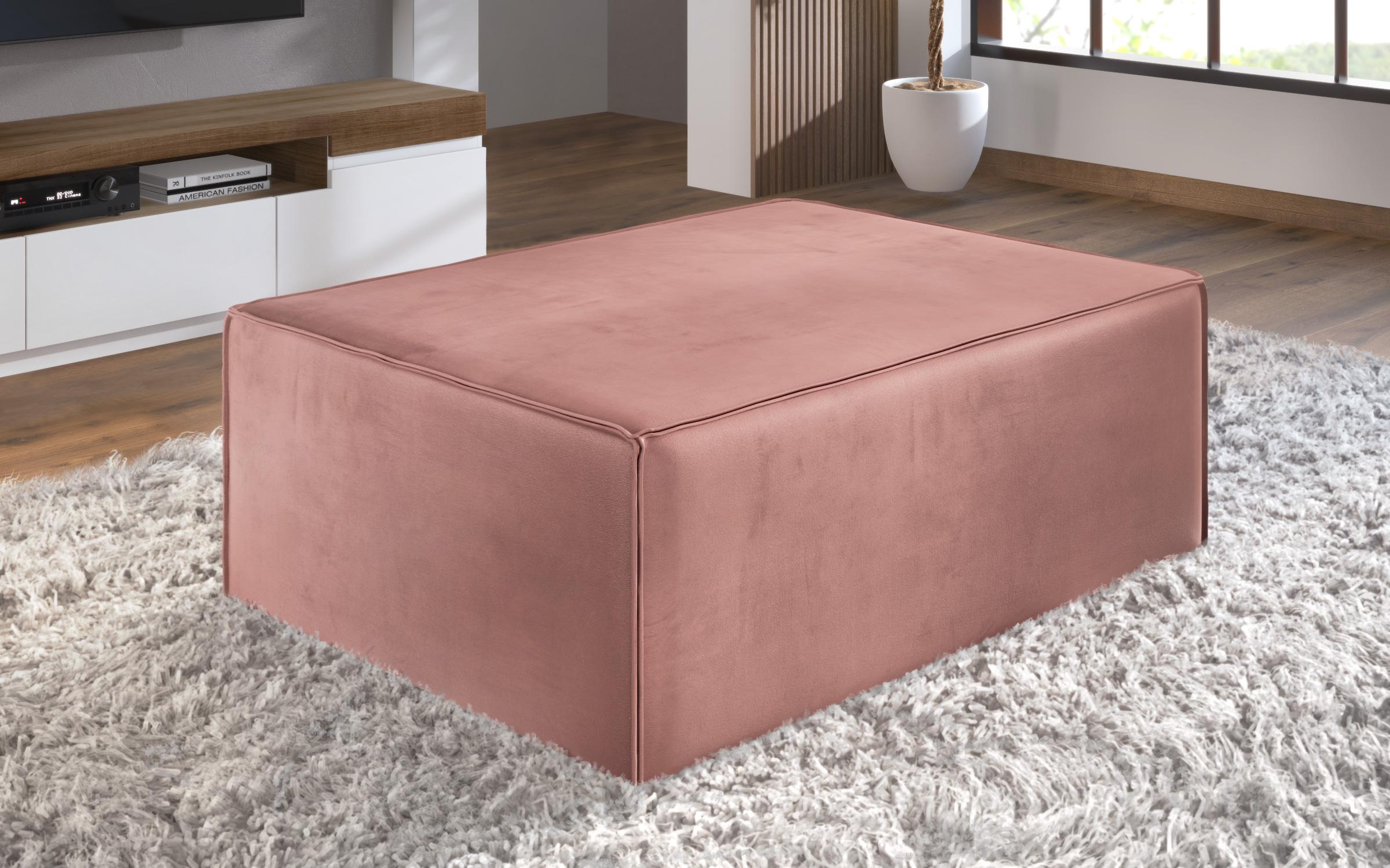 Taburet Mareta XL, roz inchis  3
