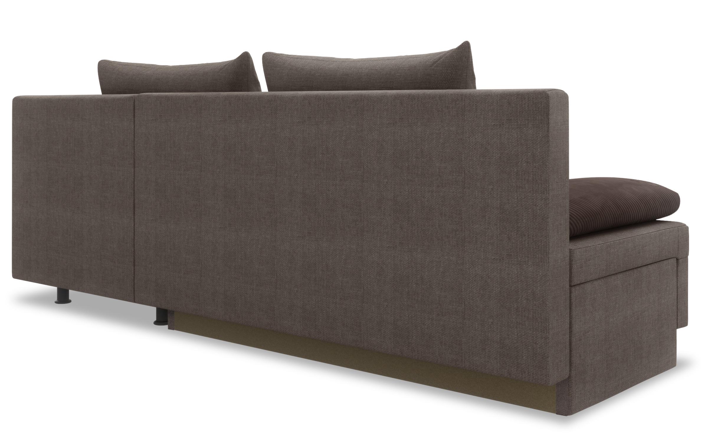 Coltar extensibil Real Prime, maro + maro inchis  3