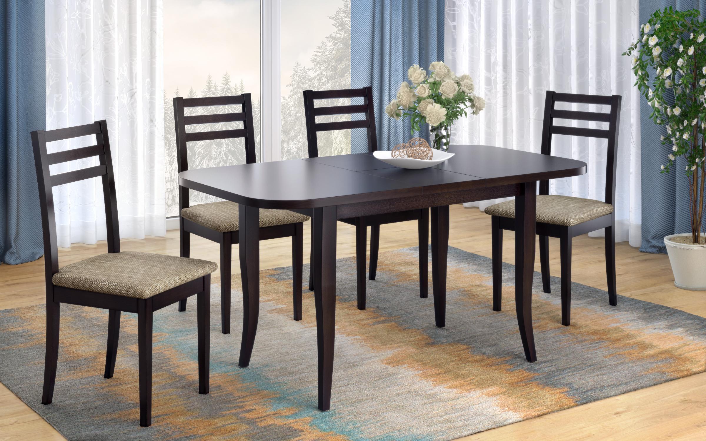 Masa dining Elinor /extensibila/, wenge  2
