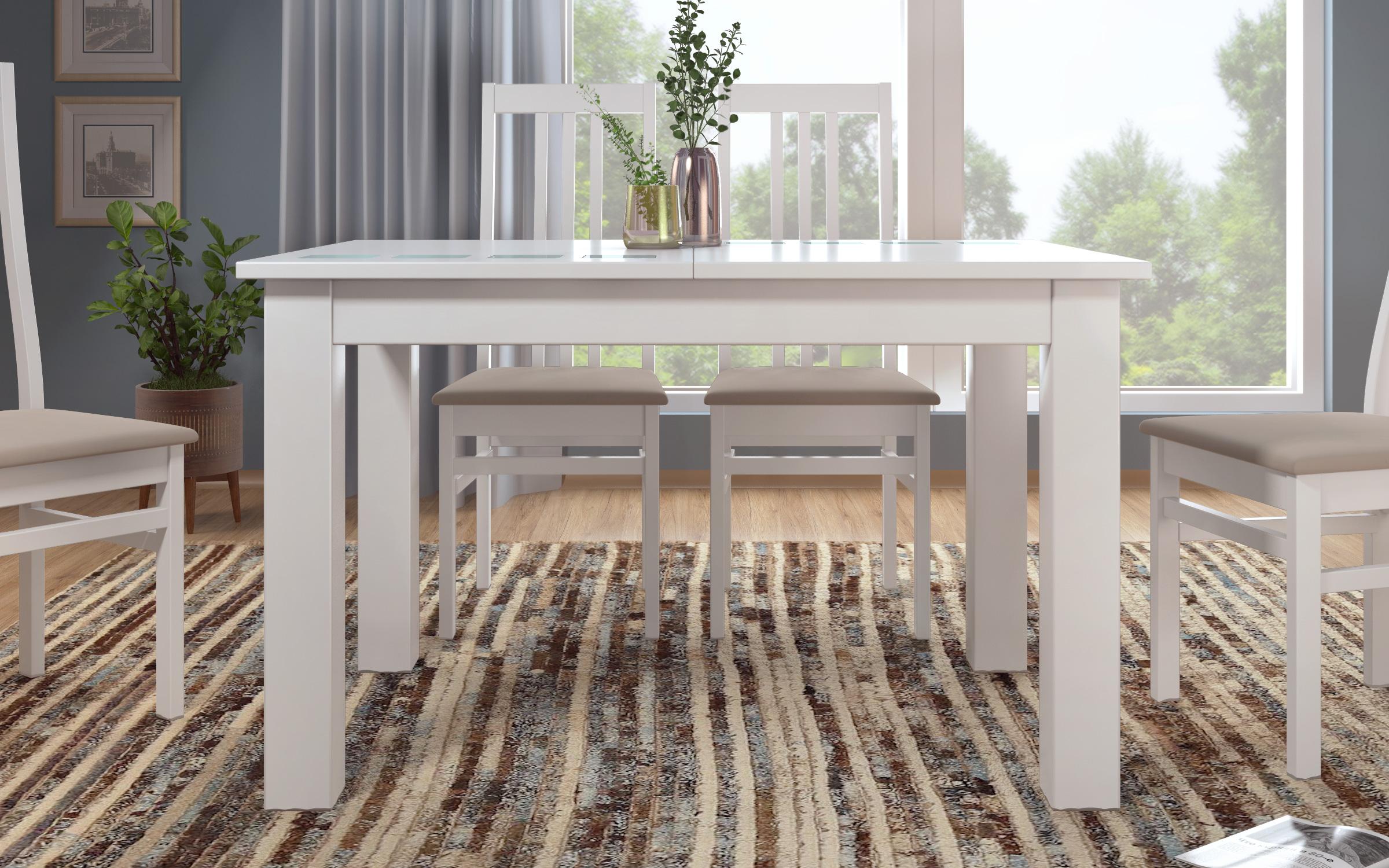 Masa dining Altera, alba  4