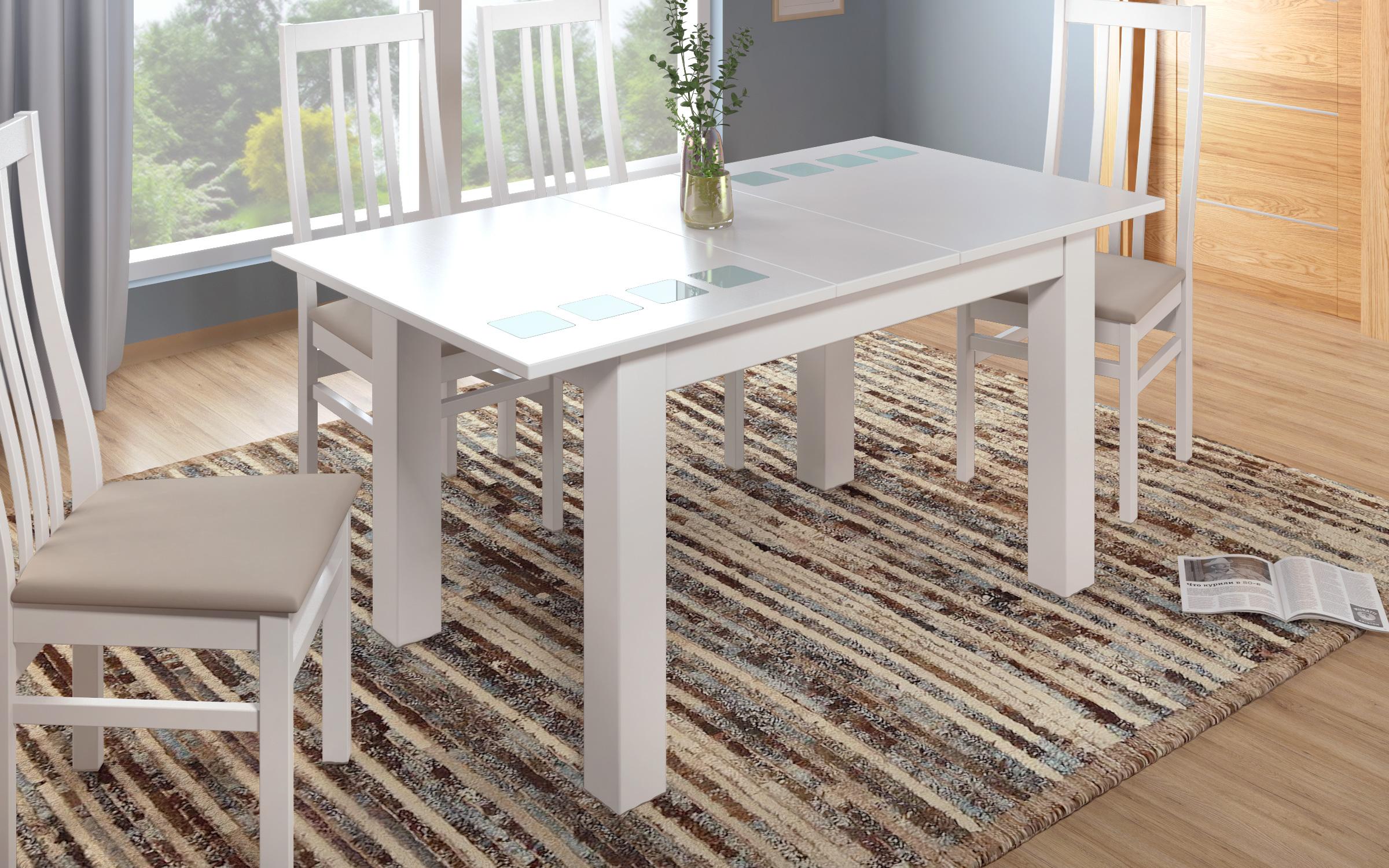 Masa dining Altera, alba  3