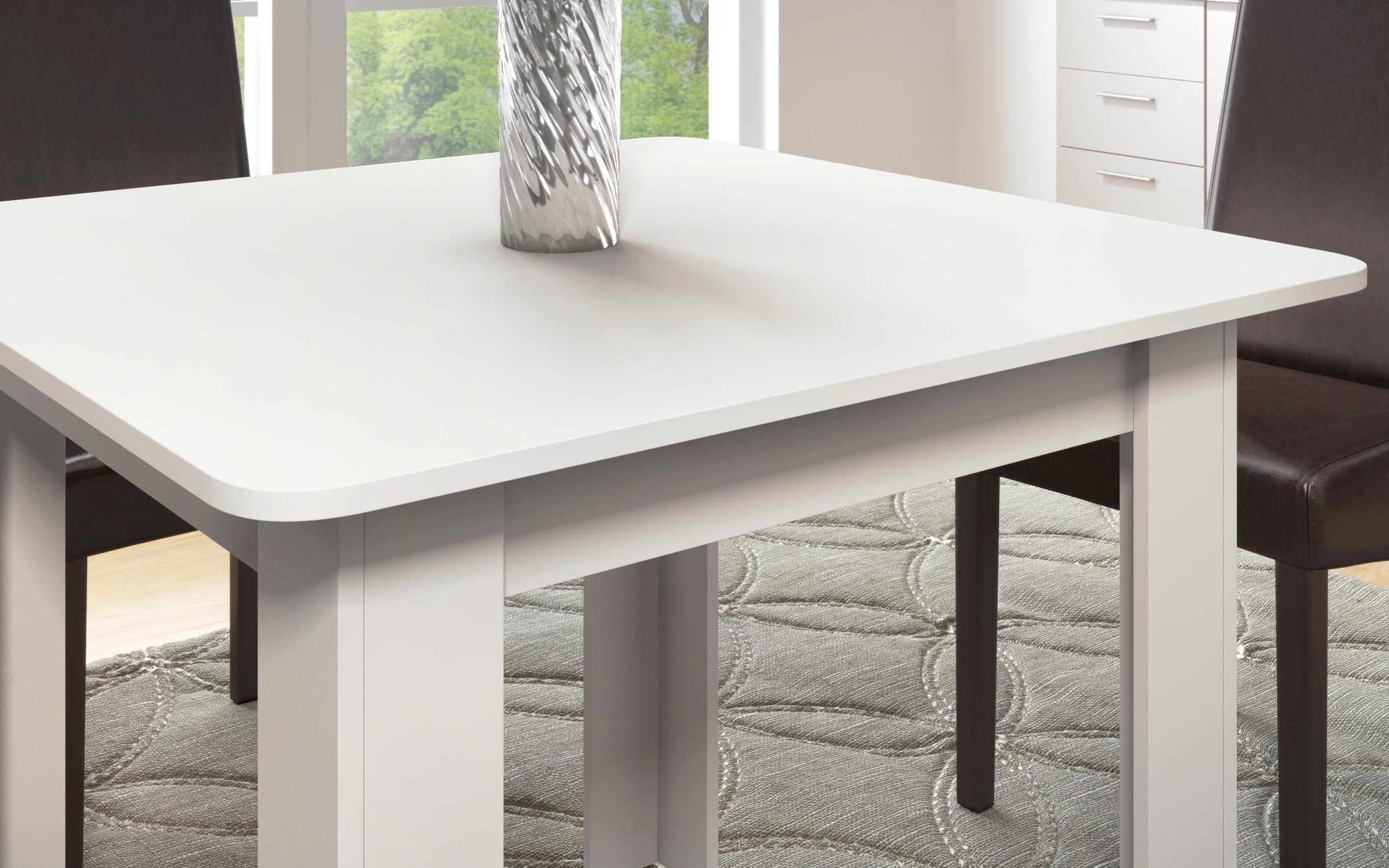 Masa dining Mari, alb mat  3