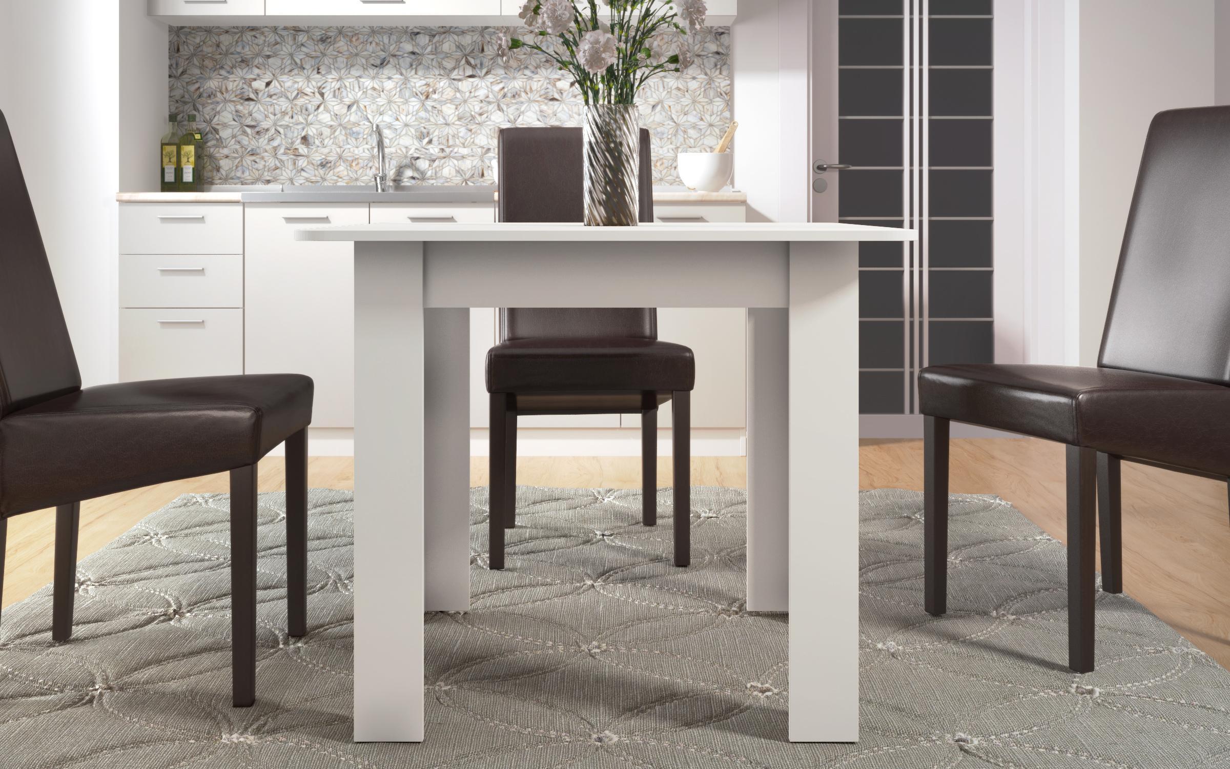 Masa dining Mari, alb mat  4