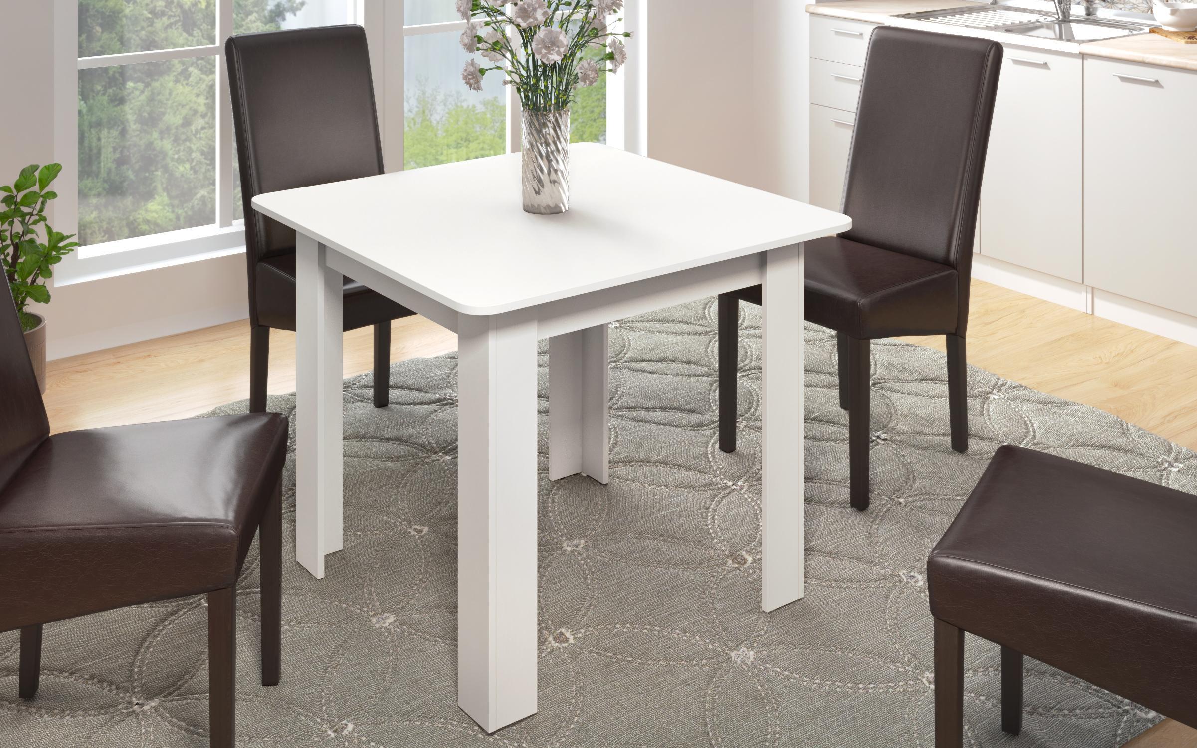 Masa dining Mari, alb mat  2