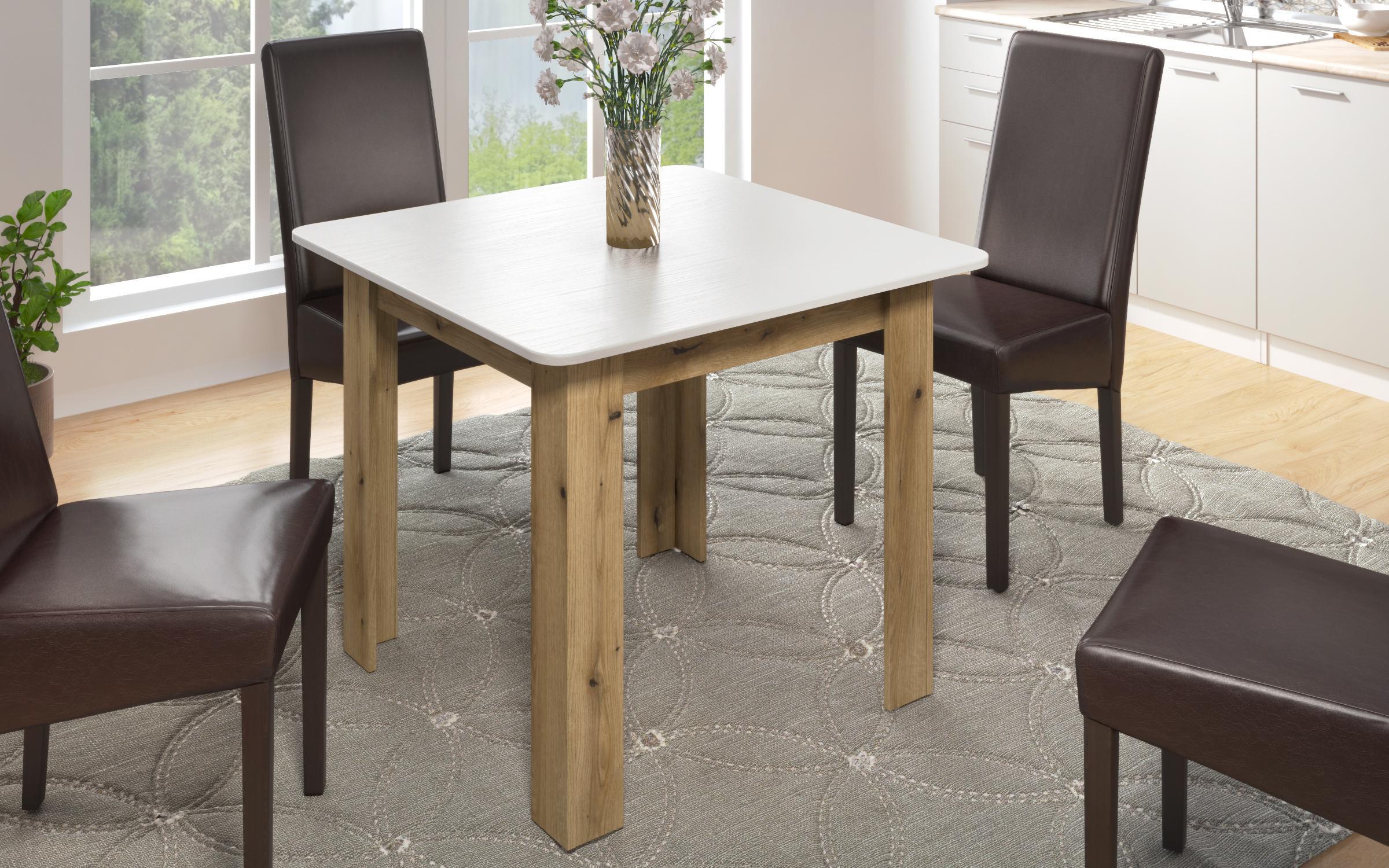 Masa dining Mari, stejar evoc +aspen bej  4