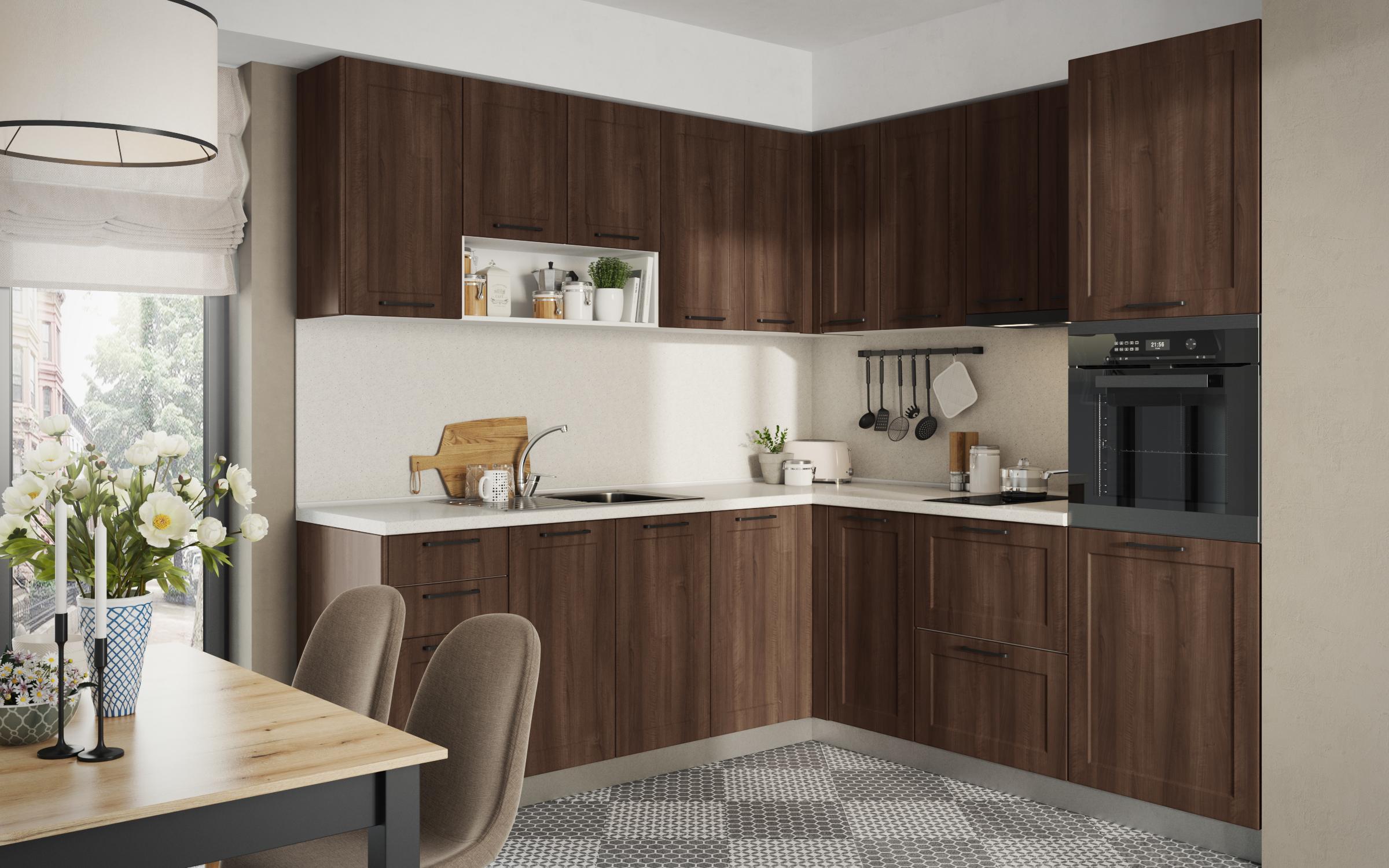 Dulap de bucatarie Sena 43, nuc  3