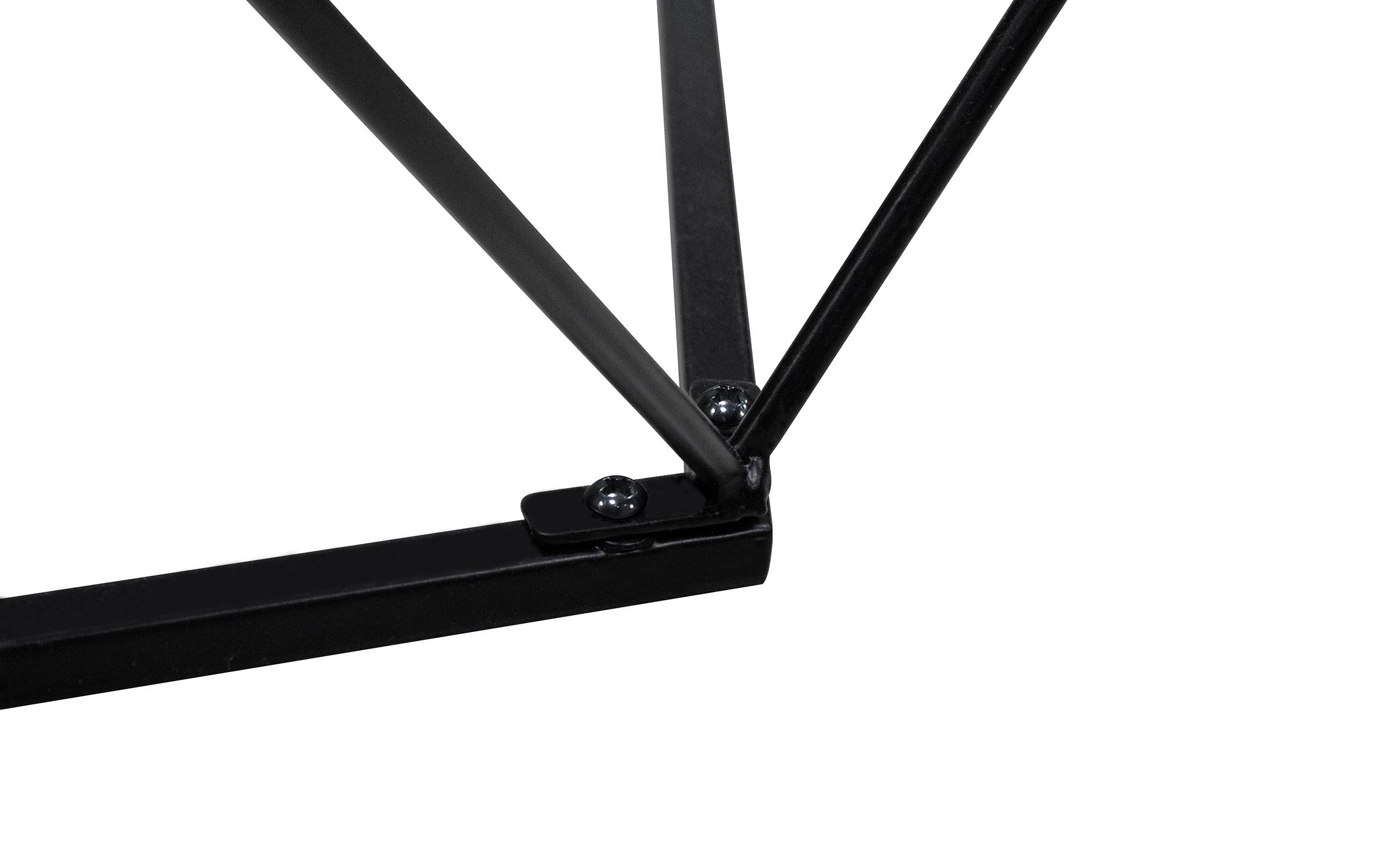 Set masute de cafea Lola, nuc + negru  7