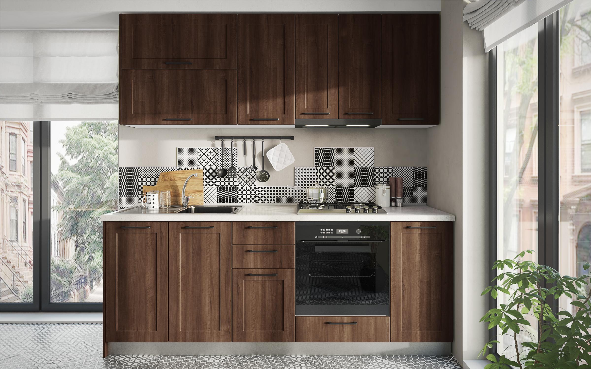 Dulap de bucatarie Sena 24, nuc  4