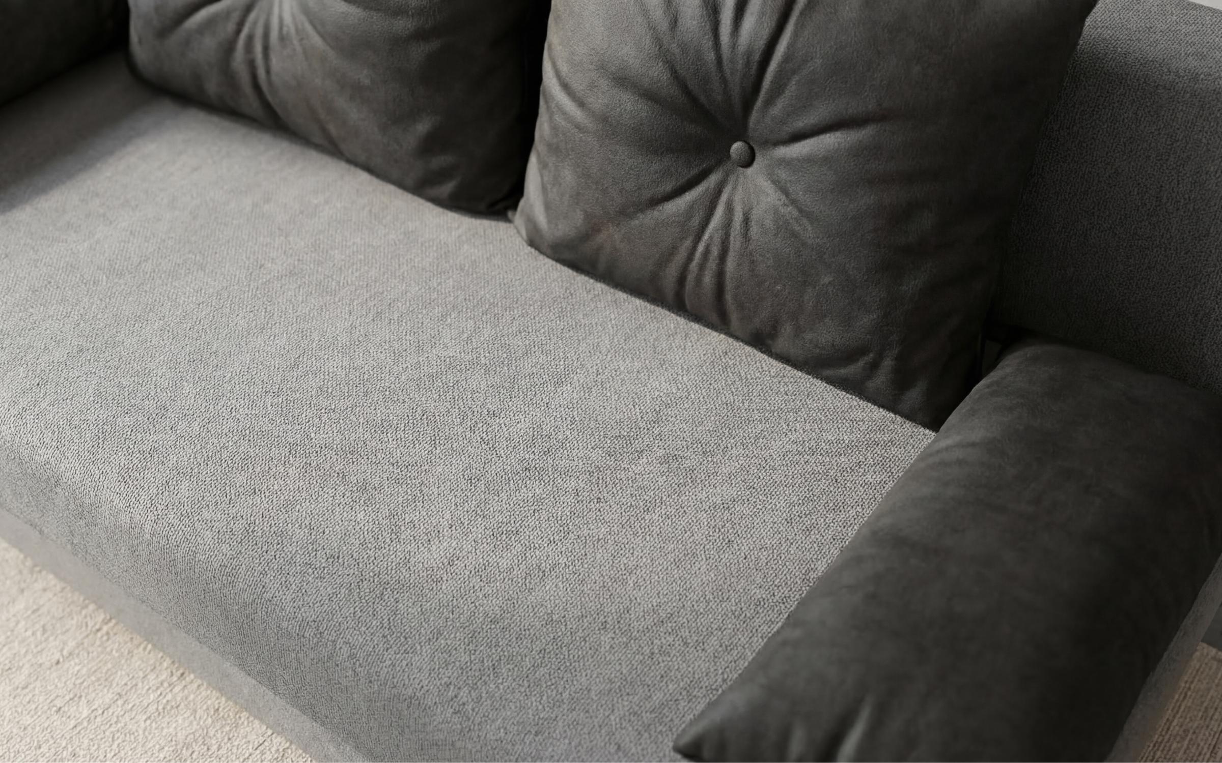 Canapea extensibila Victorio, gri + gri inchis  5