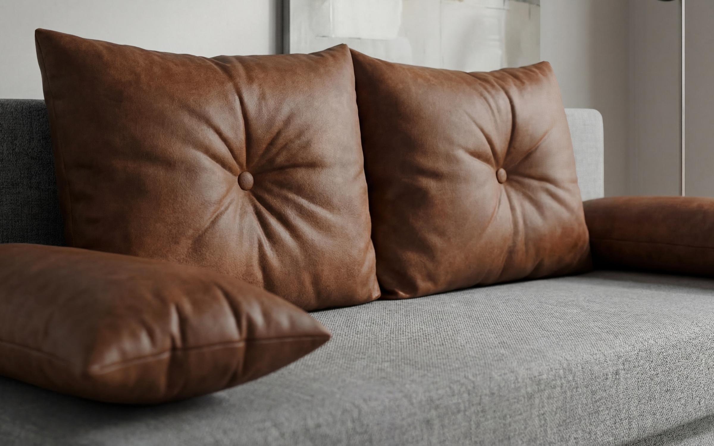 Canapea extensibila Victorio, gri + maro  4