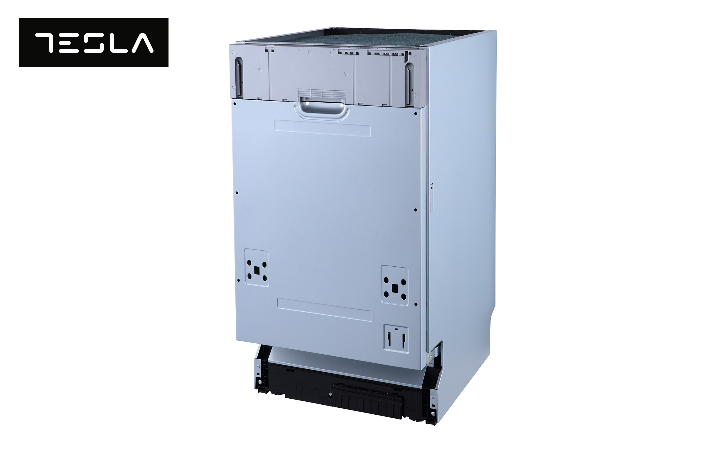 Masina de spalat vase incorporabila TESLA WDI461M, inox  3