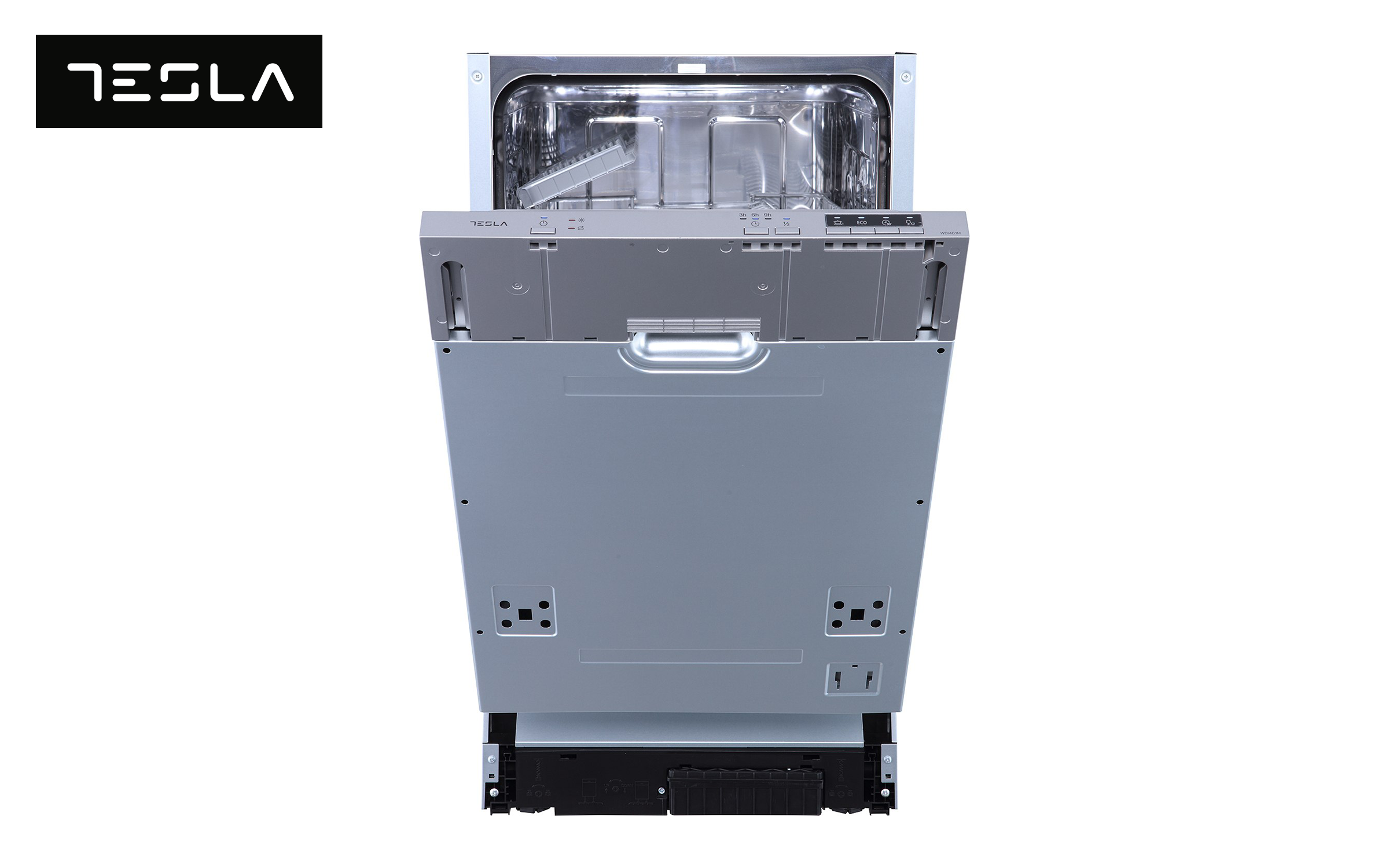Masina de spalat vase incorporabila TESLA WDI461M, inox  1