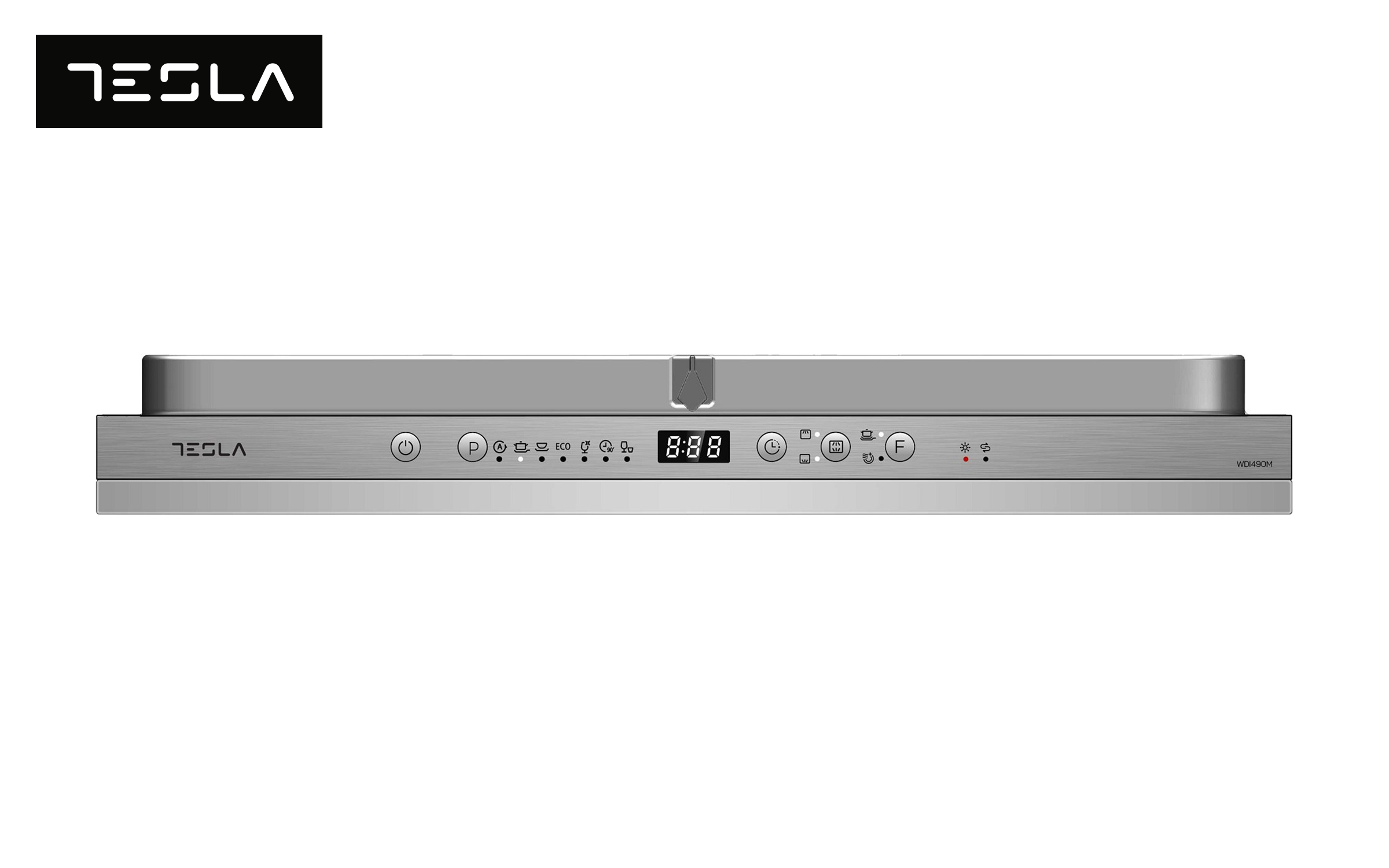 Masina de spalat vase incorporabila TESLA WDI490M, inox  4