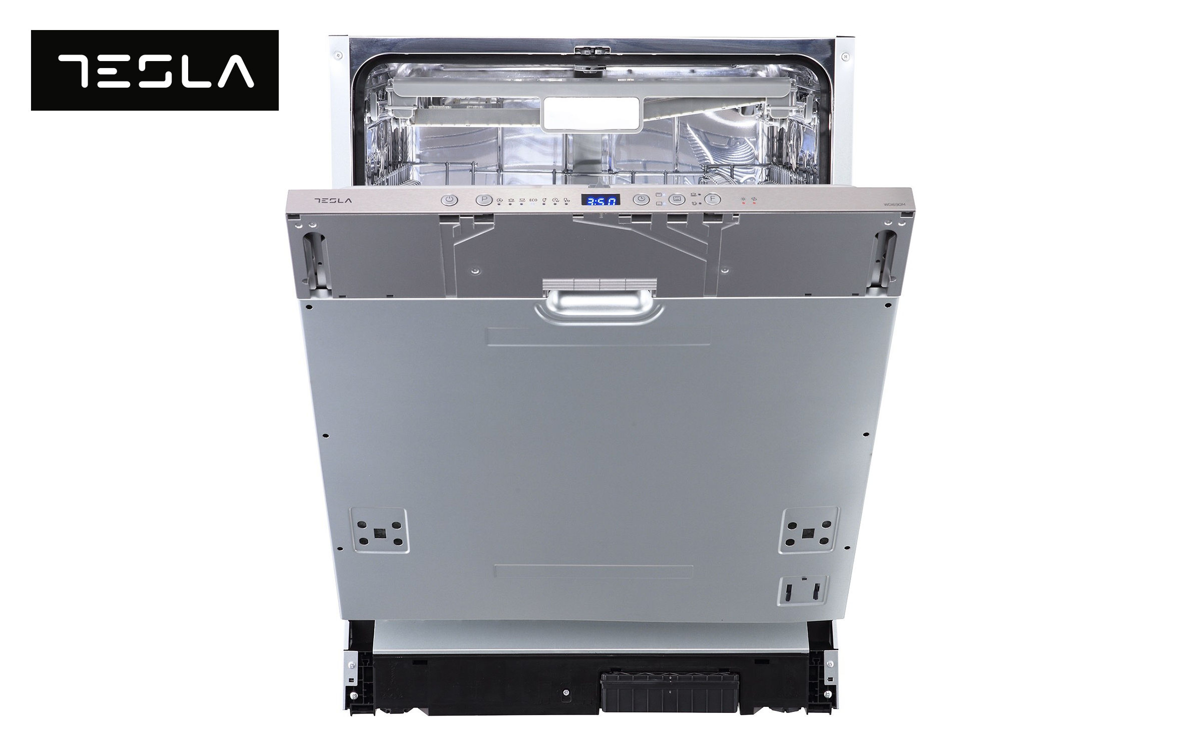 Masina de spalat vase incorporabila TESLA WDI690M, inox  1