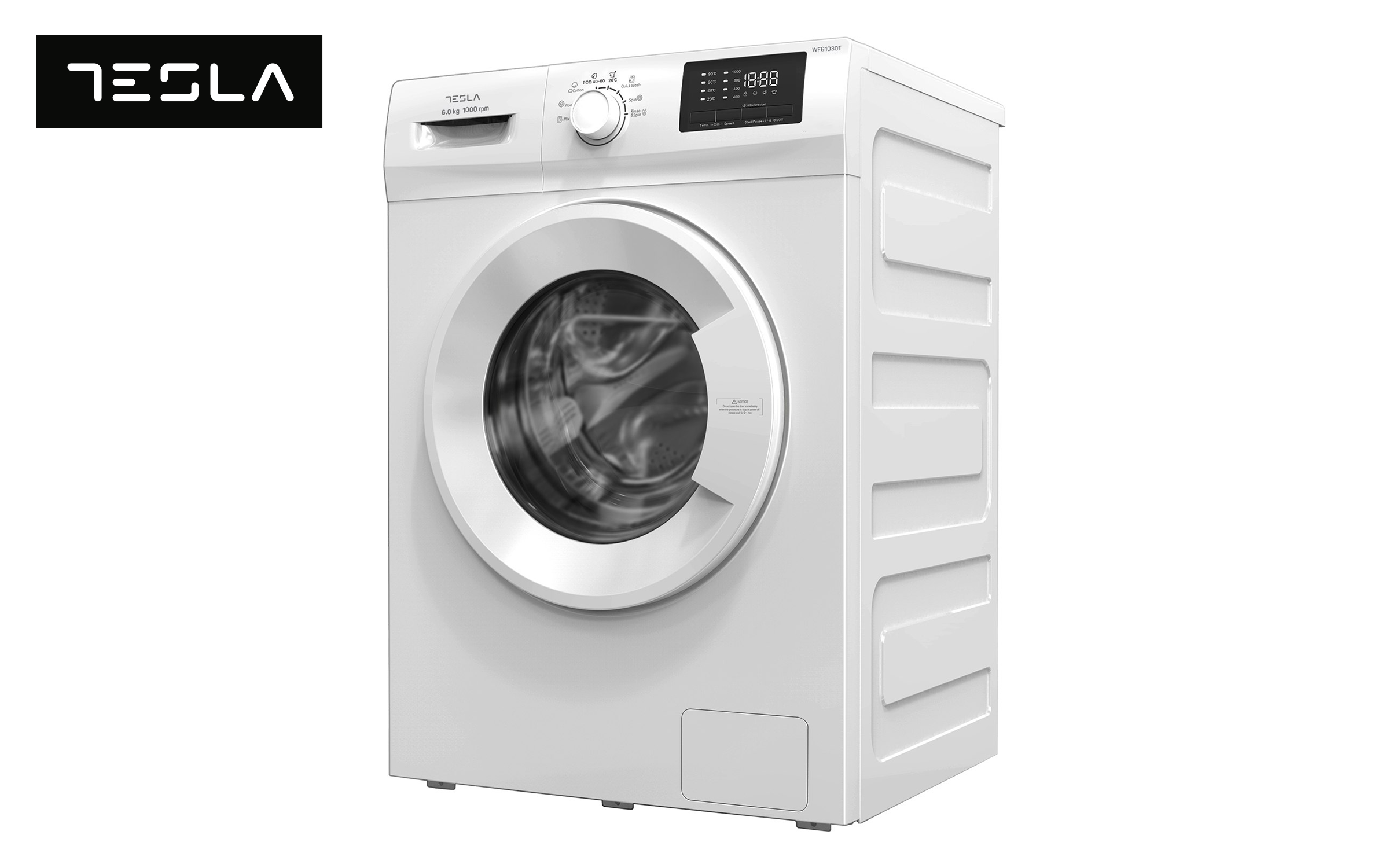 Masina de spalat rufe TESLA WF61030T, alb  2