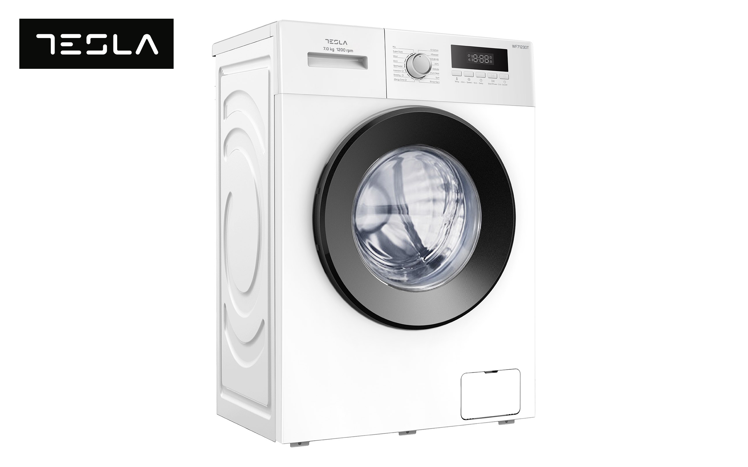 Masina de spalat rufe TESLA WF71230T, alb  2