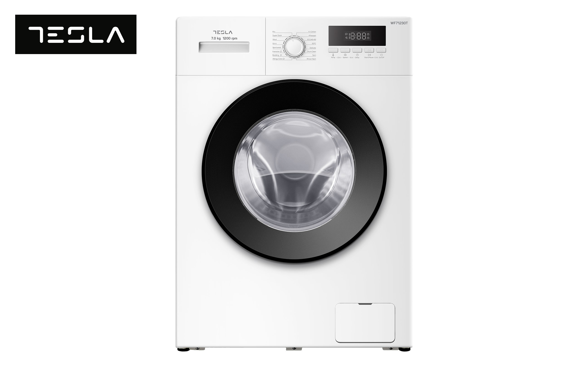 Masina de spalat rufe TESLA WF71230T, alb  1