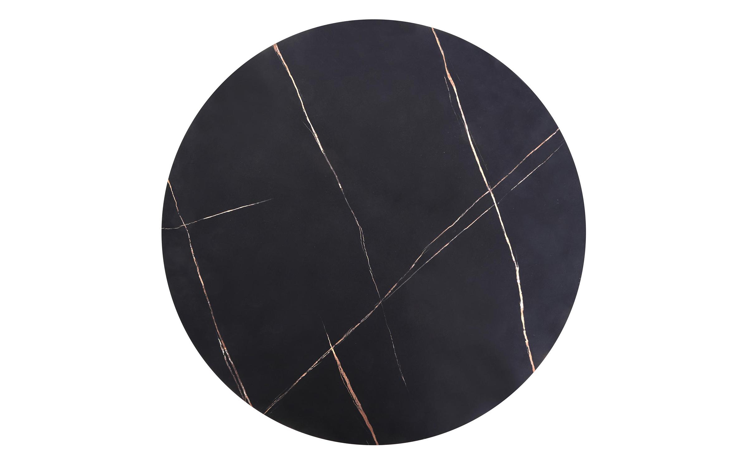 Masuta de cafea Avina, marmura neagra+negru  7