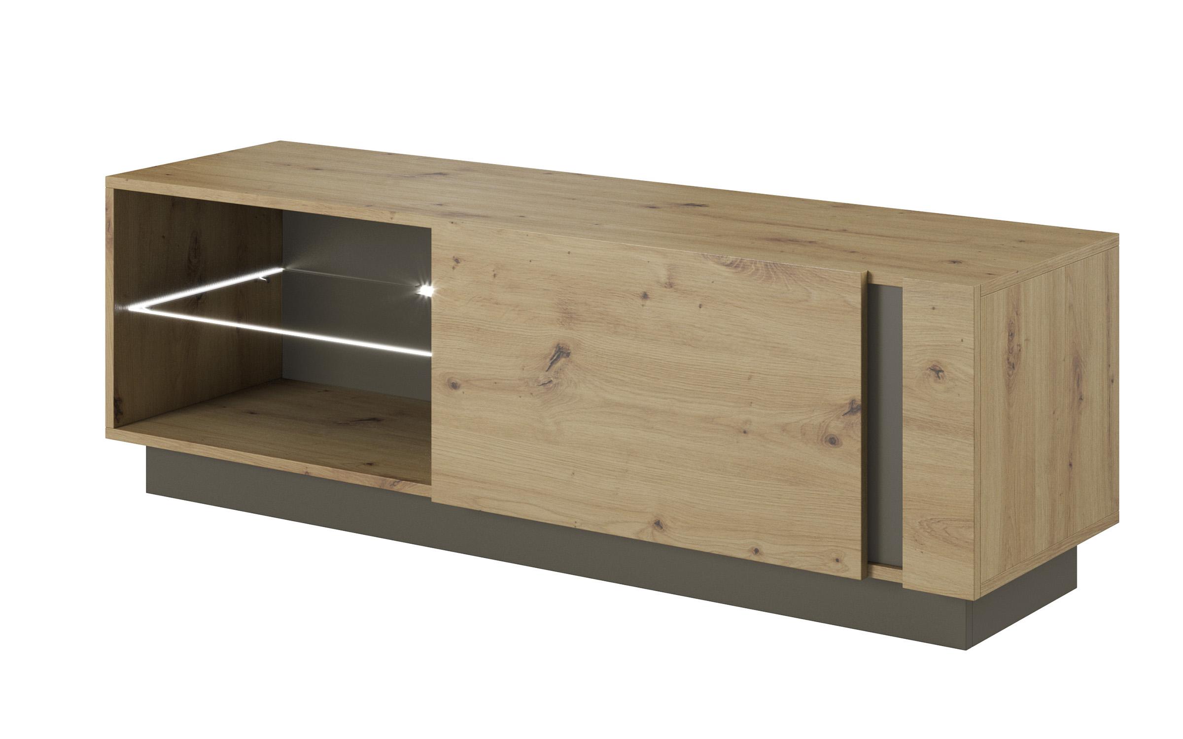 Modul TV Arko 2, stejar artisan + gri grafit  1
