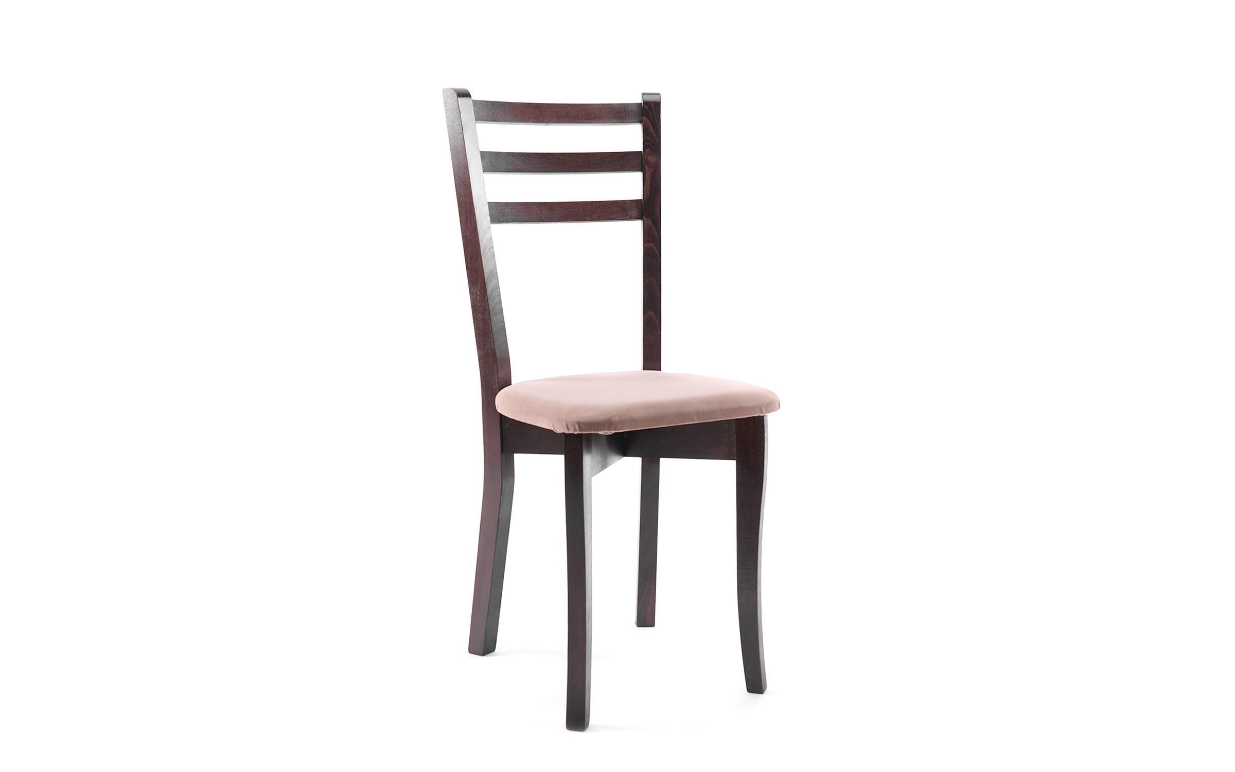 Scaun Astin, wenge cu sezut maro deschis  1