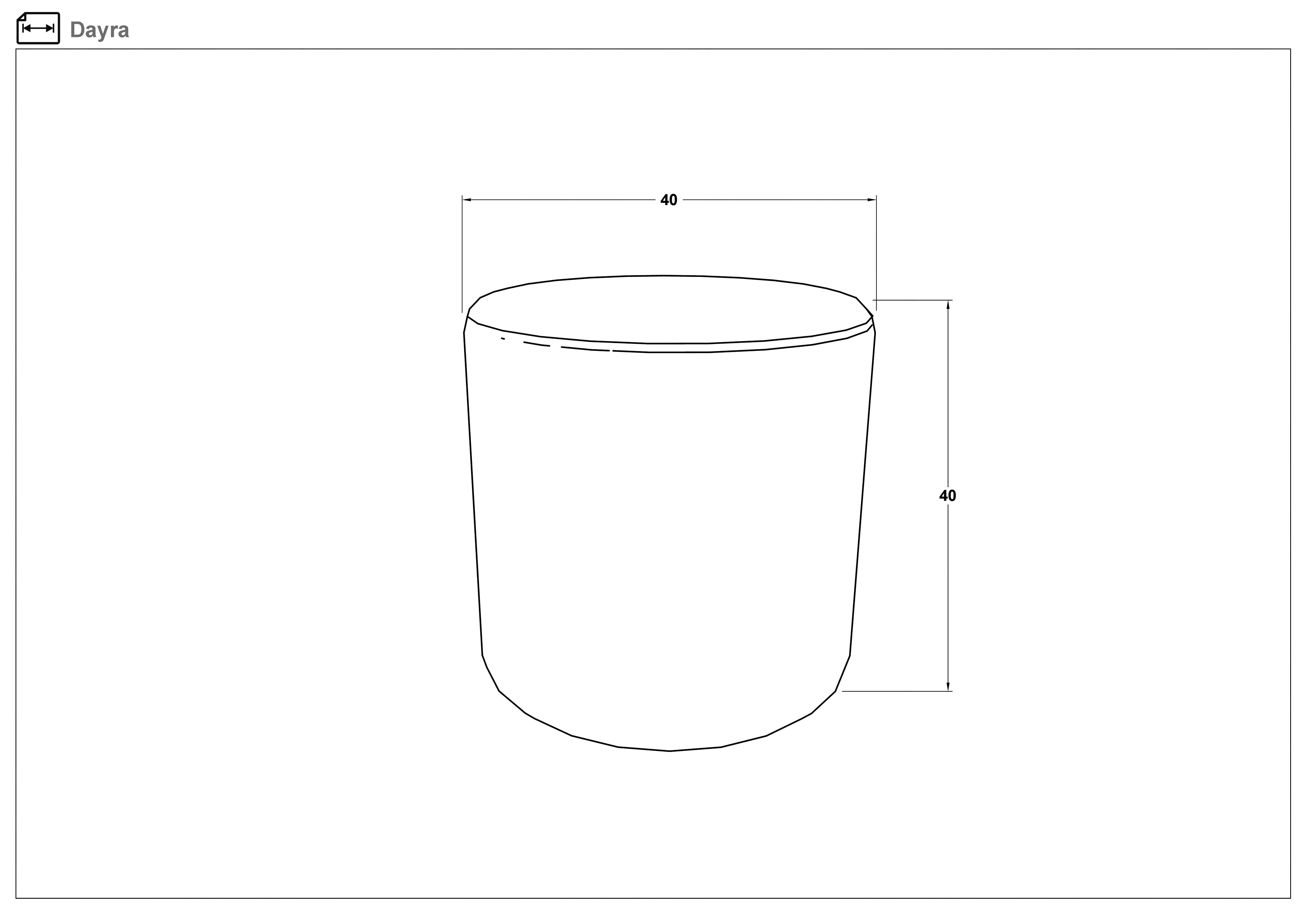 Taburet Daira, bej  2